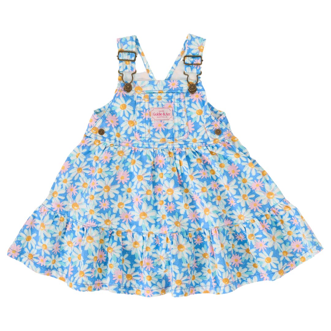Tully Tiered Pinafore Dress Seaside Daisy