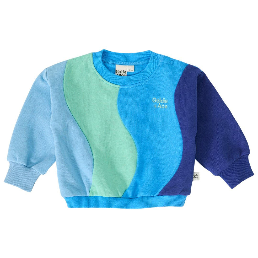 Rio Wave Sweater - Ocean Blue