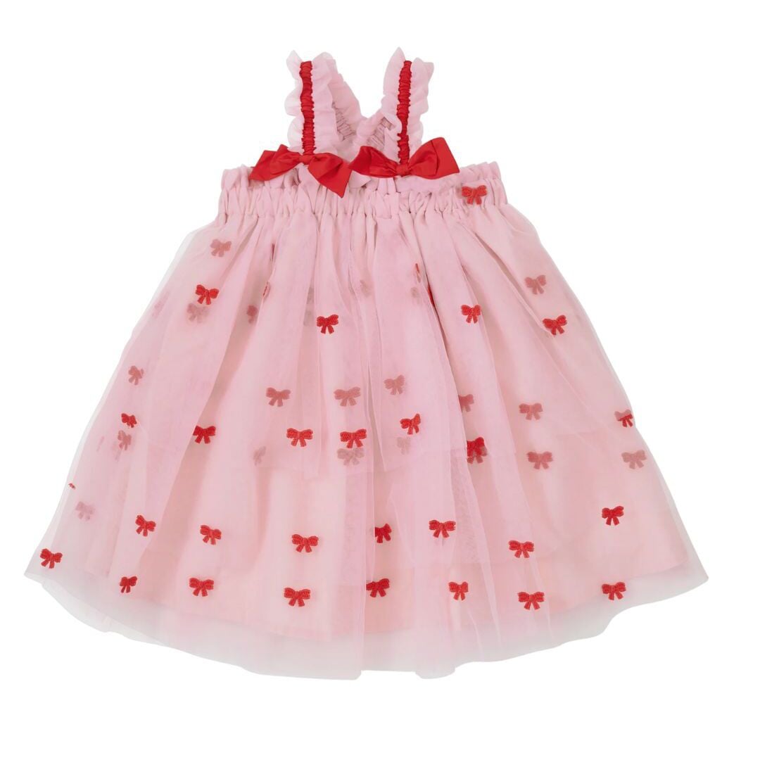 Babydoll Tulle Bow Dress