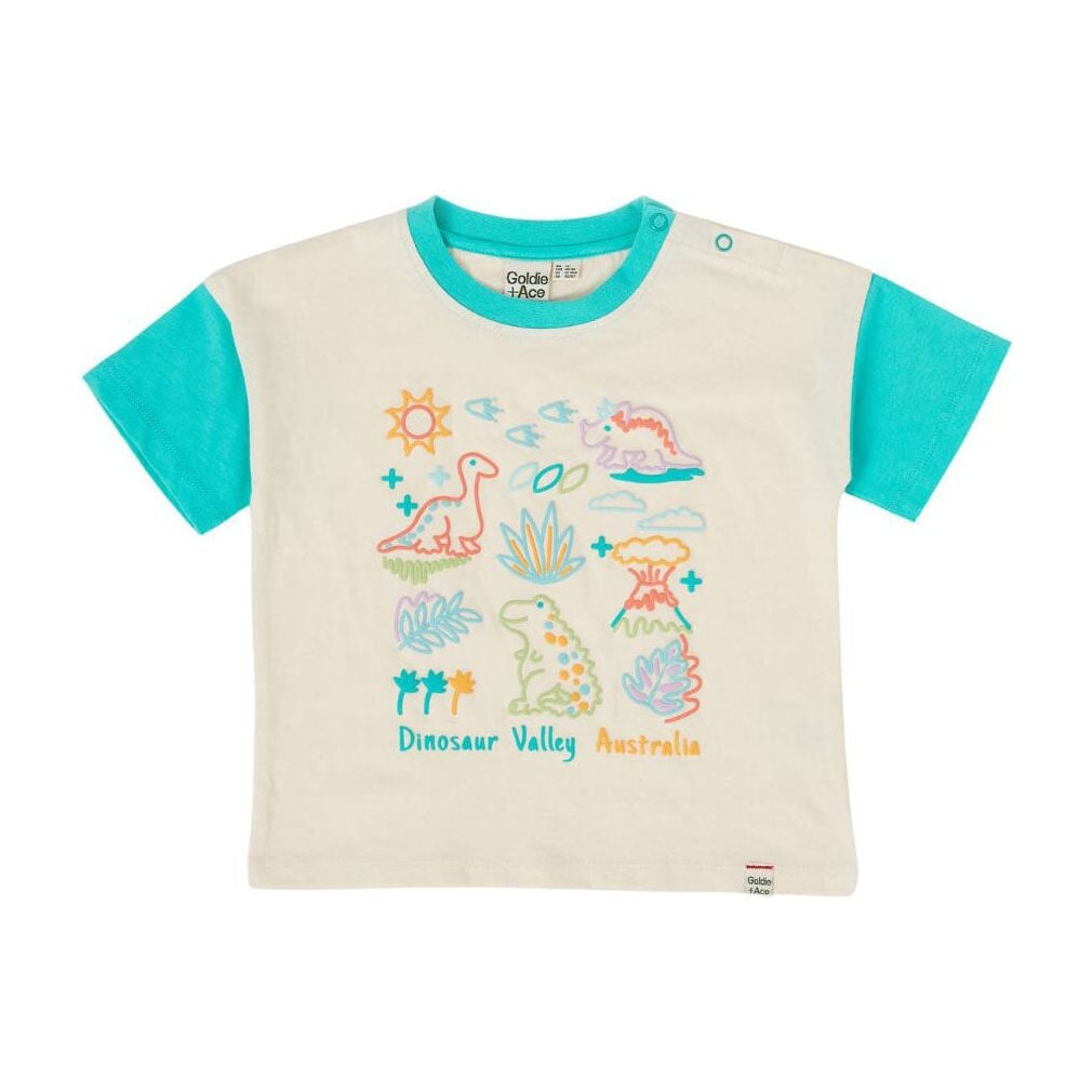 Dinosaur Valley Puff Print T-Shirt