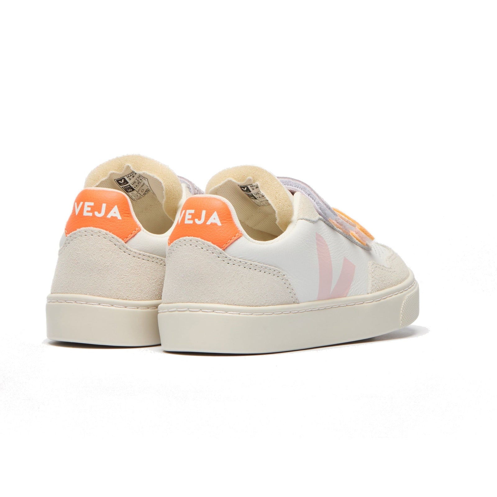 Small V-90 O.T. Leather Multico-White-Petale