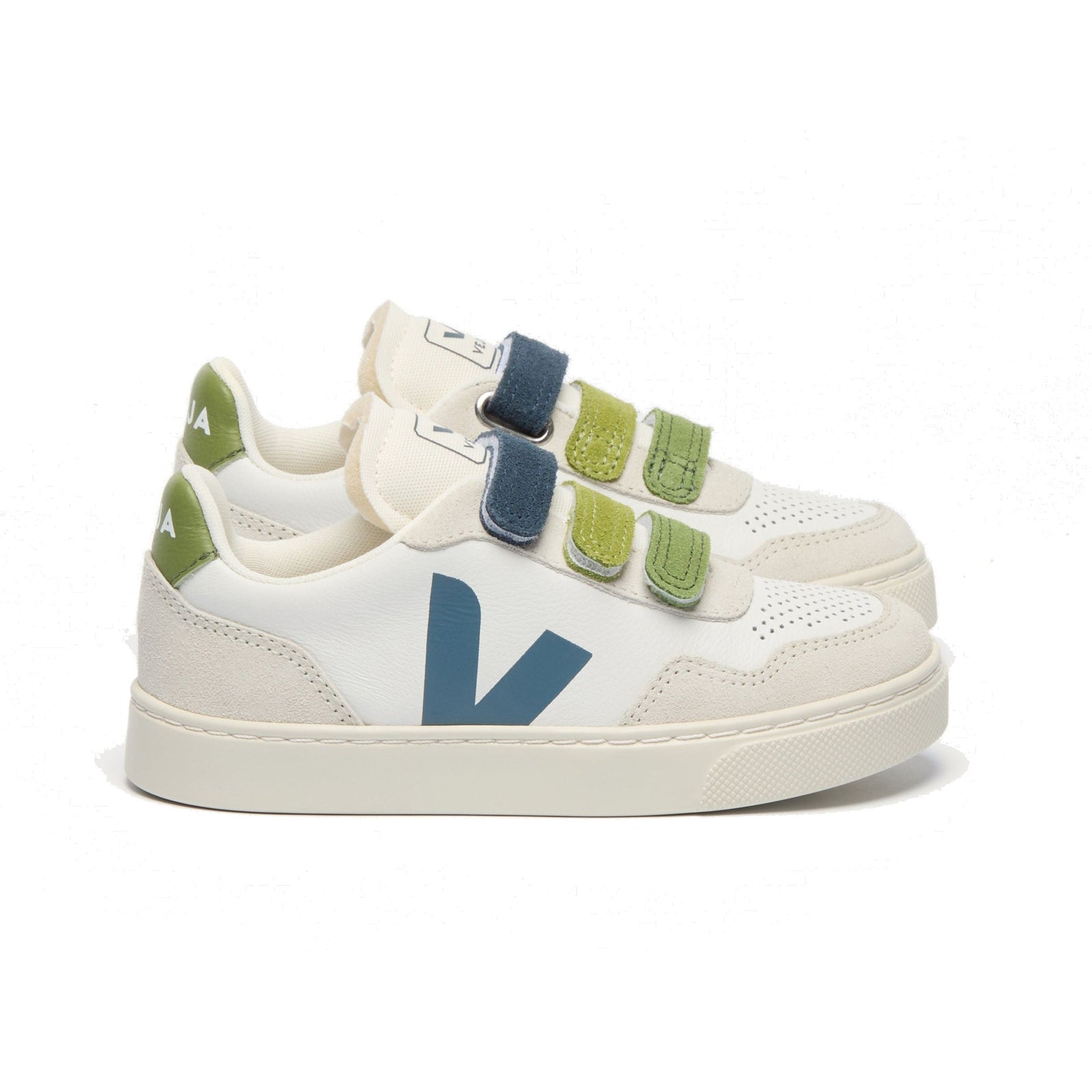 Small V-90 O.T. Leather Multico-White-California