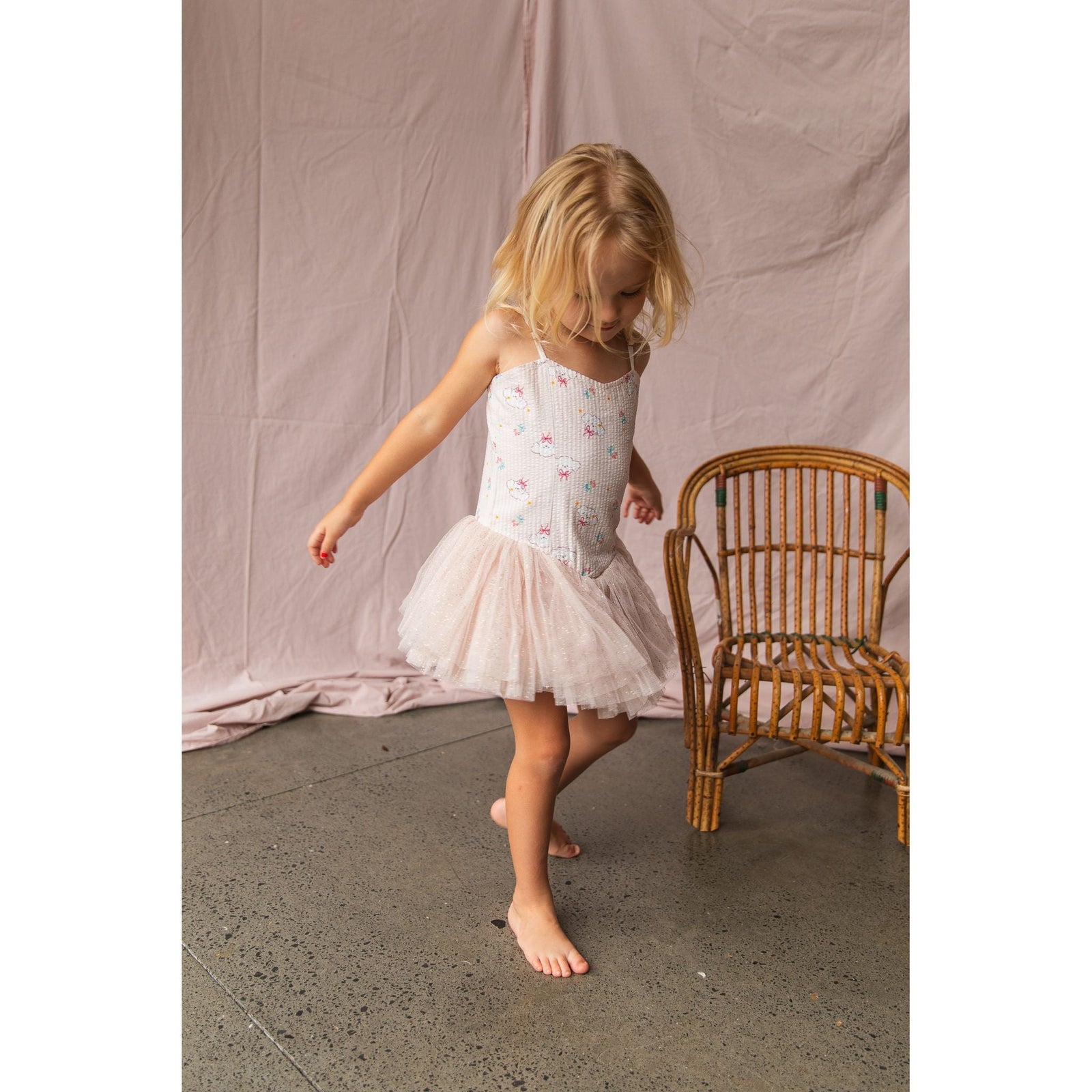 Viantage Ballerina-Suzie Print