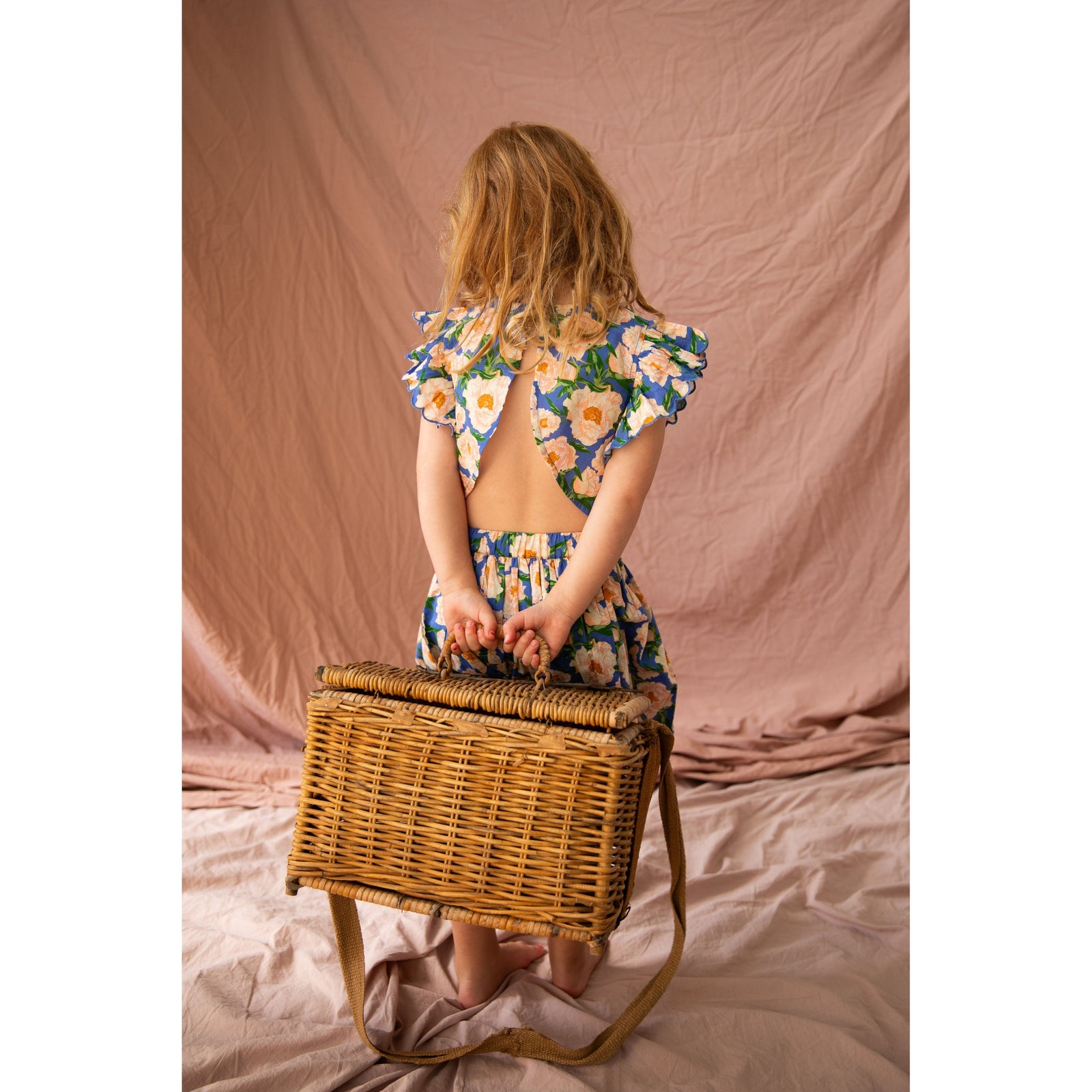 Vivian Top-Soiree Bouquet Bondi Blue