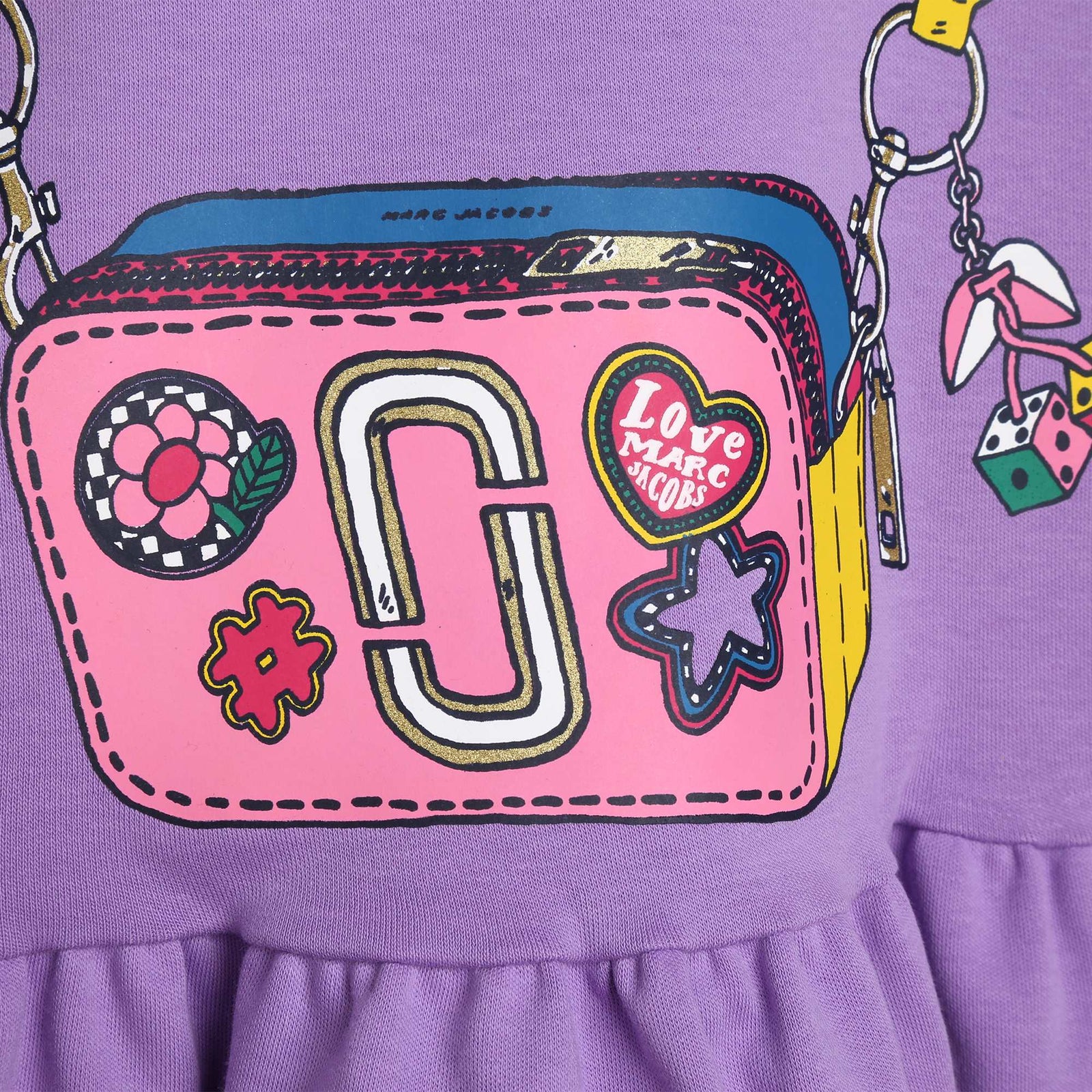 Printed Dress - Violet