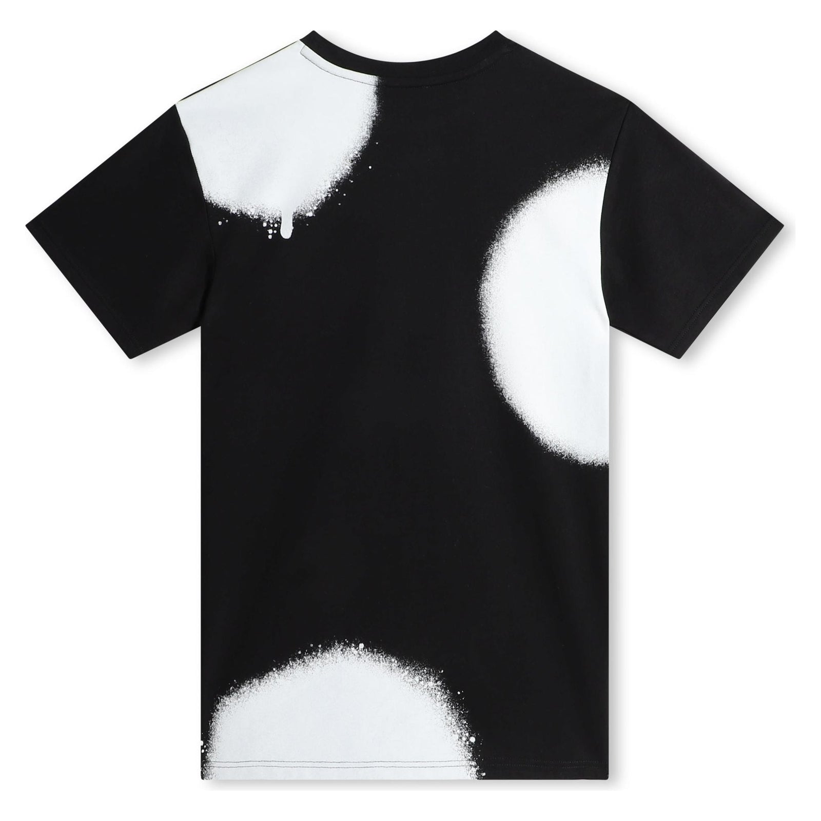 Big Spray Spots Dress - Black