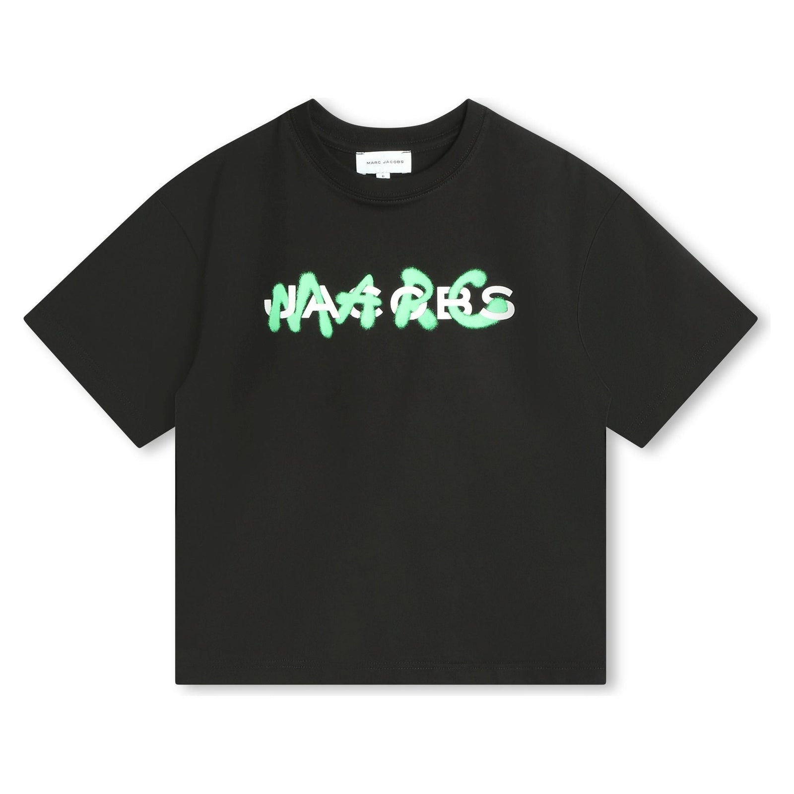 Marc Jacobs Tag Logo Tee Shirt - Black