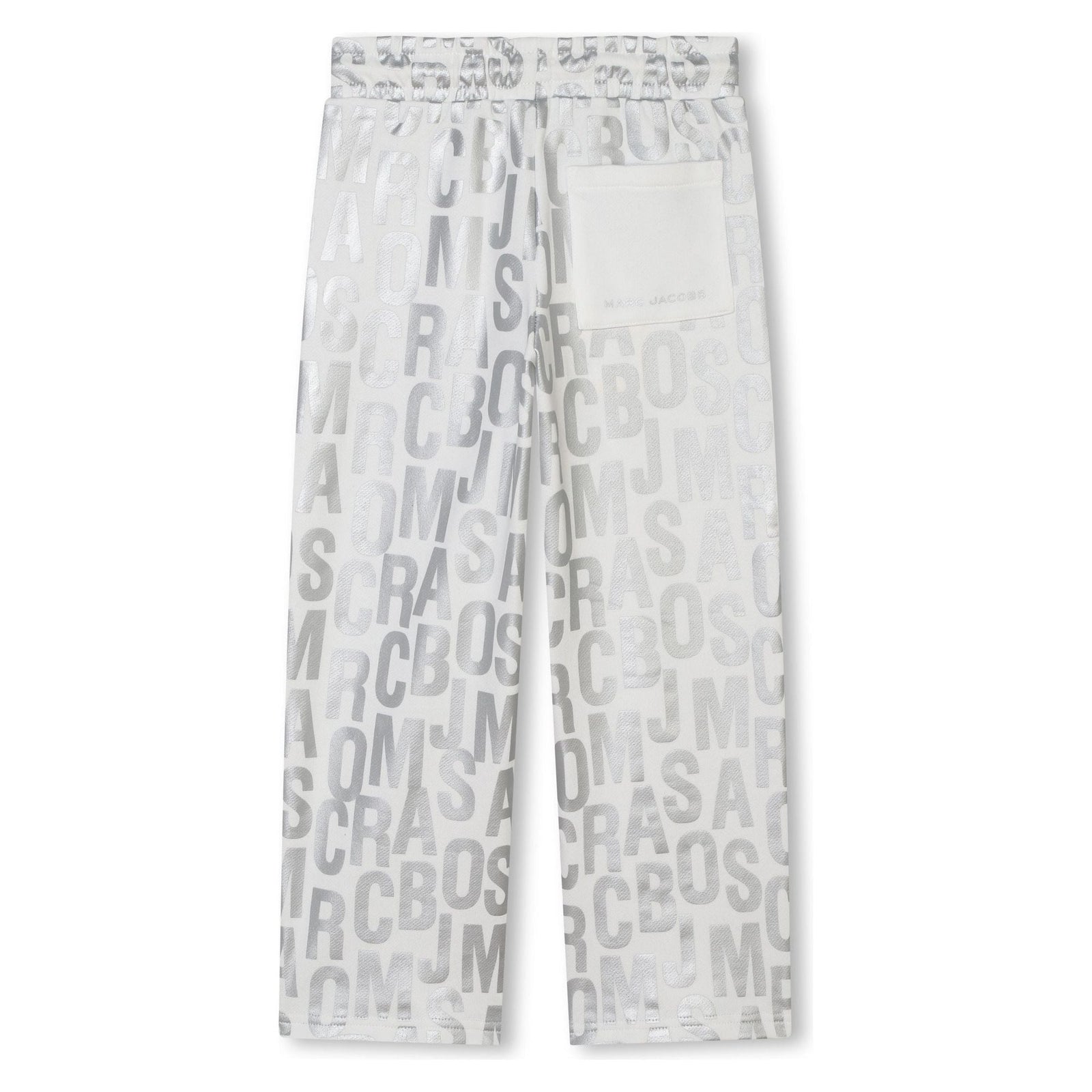 Jumbled Logo Silver Sweatspants