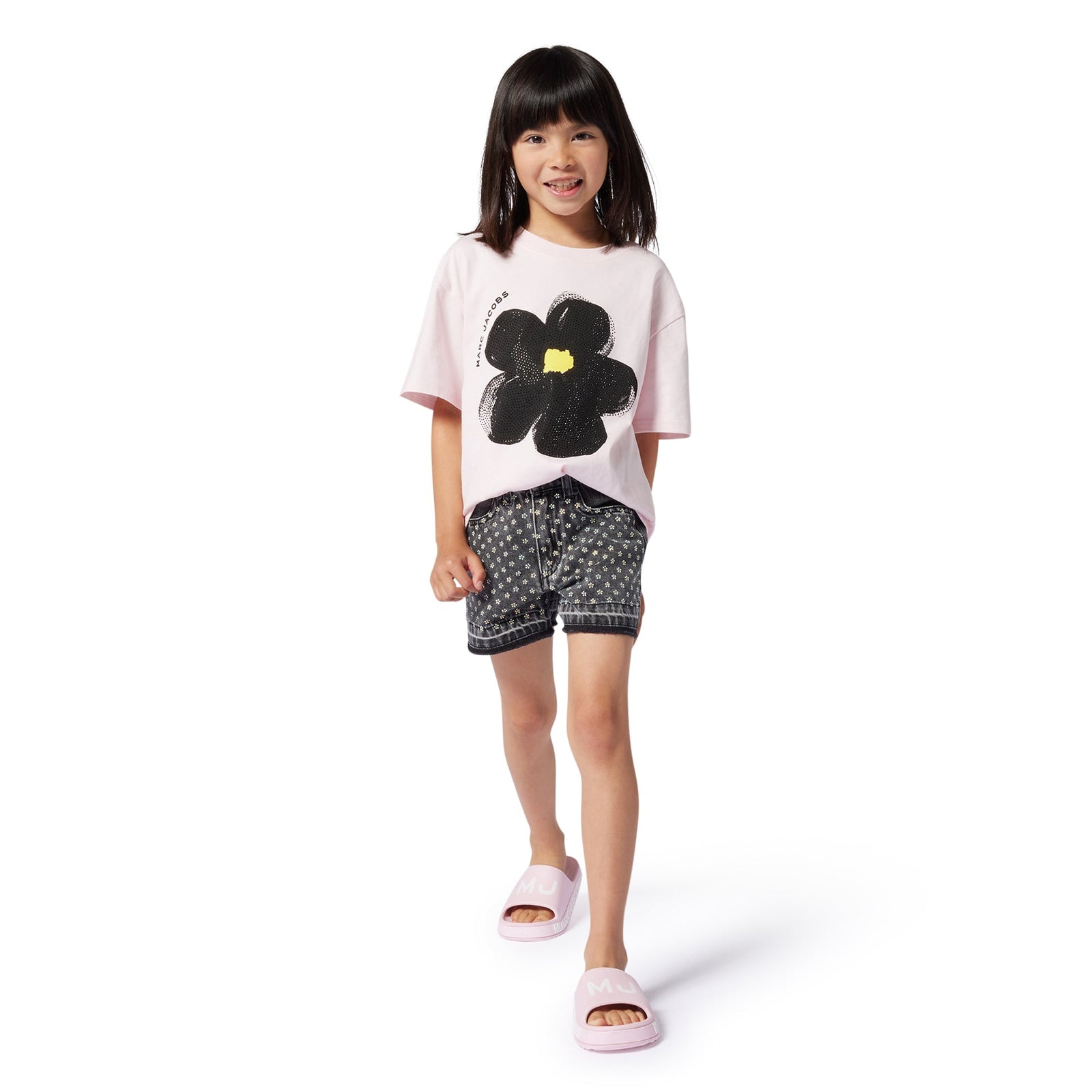 Daisy Black Shorts