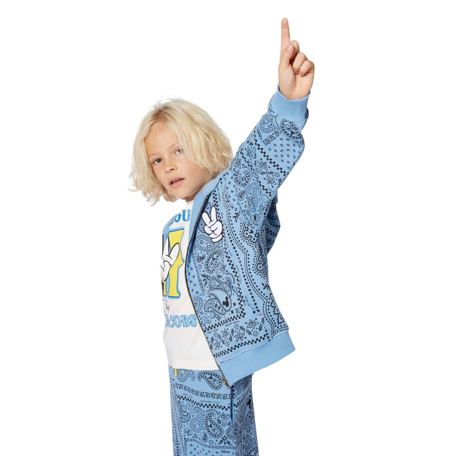 Hooded Cardigan - Bleu Delave