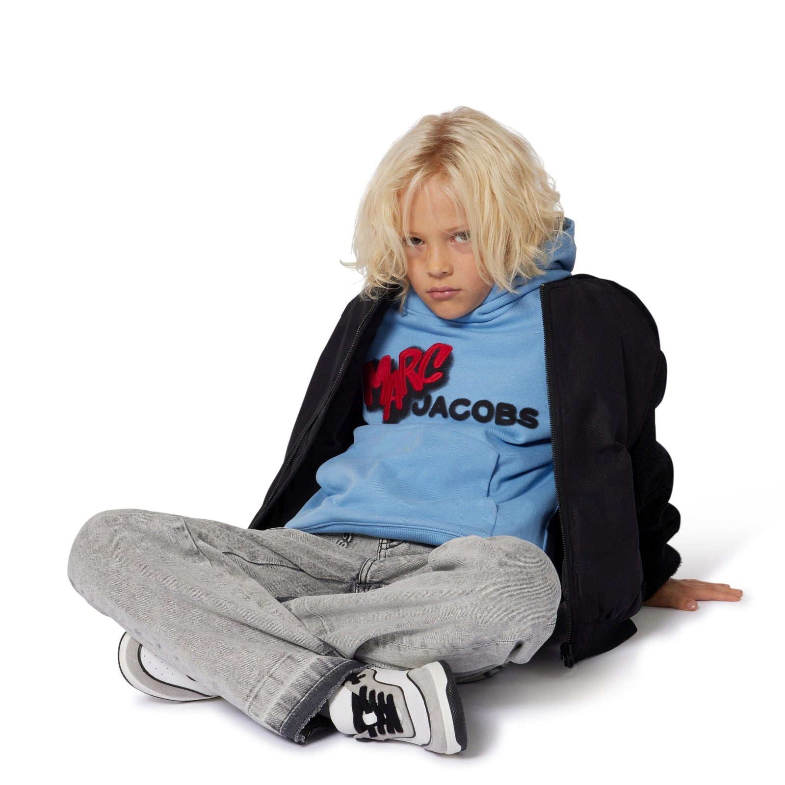 Hoodie - Bleu Delave