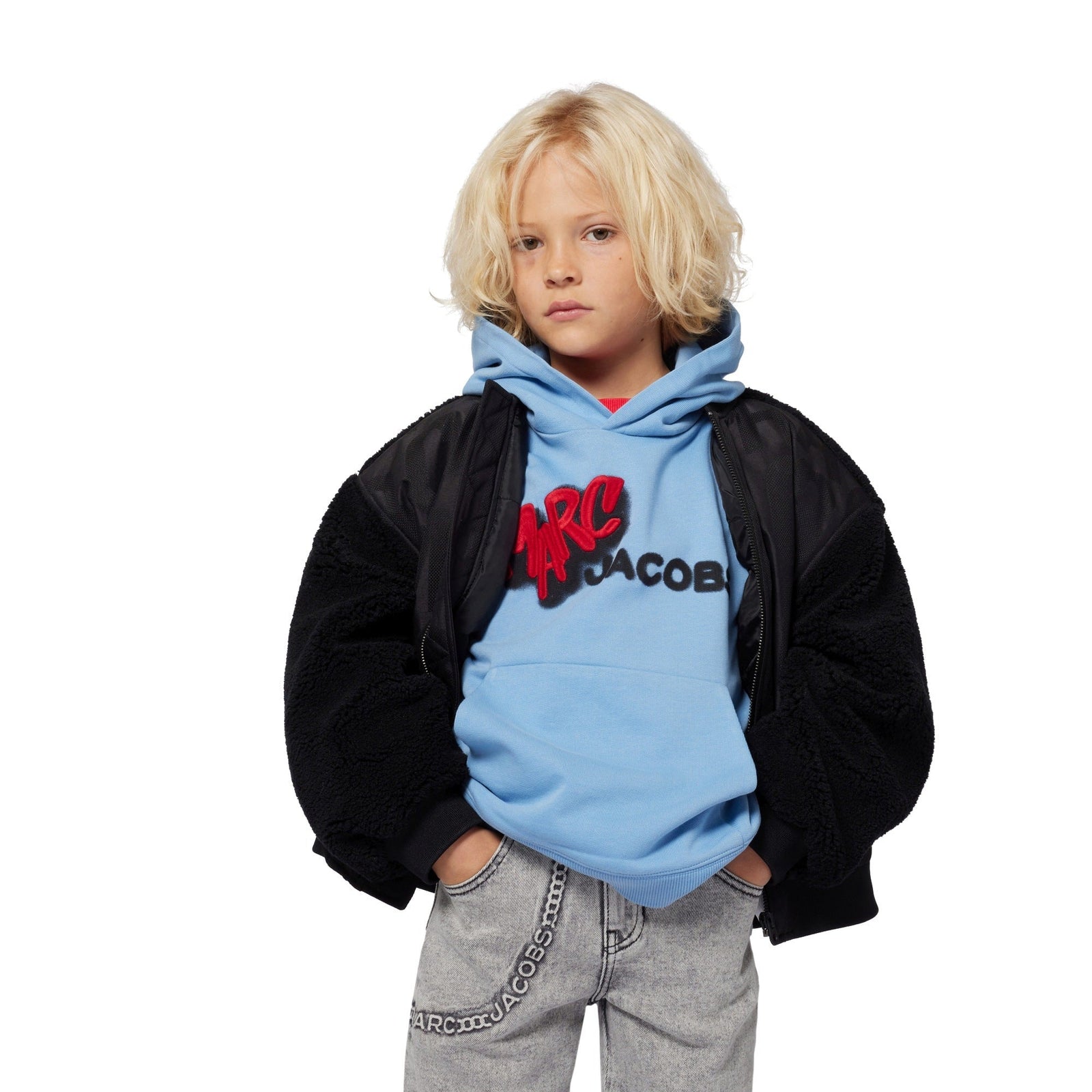 Hoodie - Bleu Delave