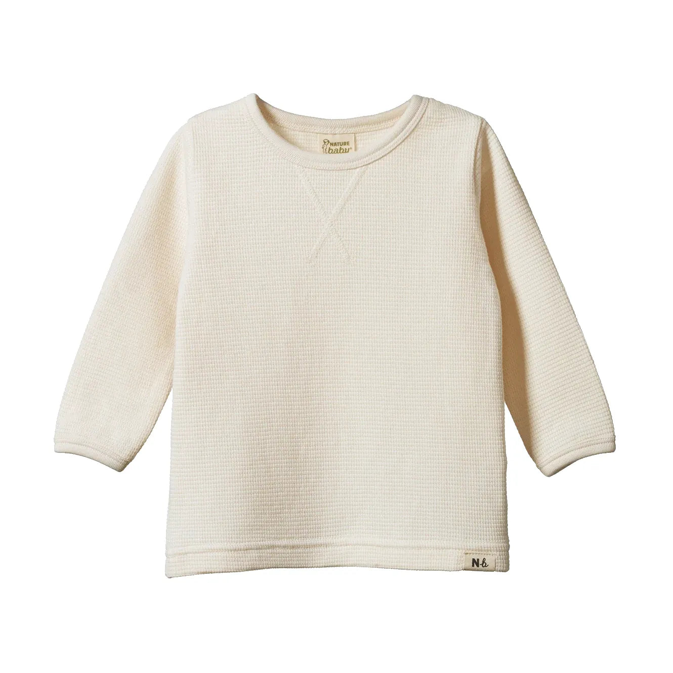 Waffle Tee - Natural