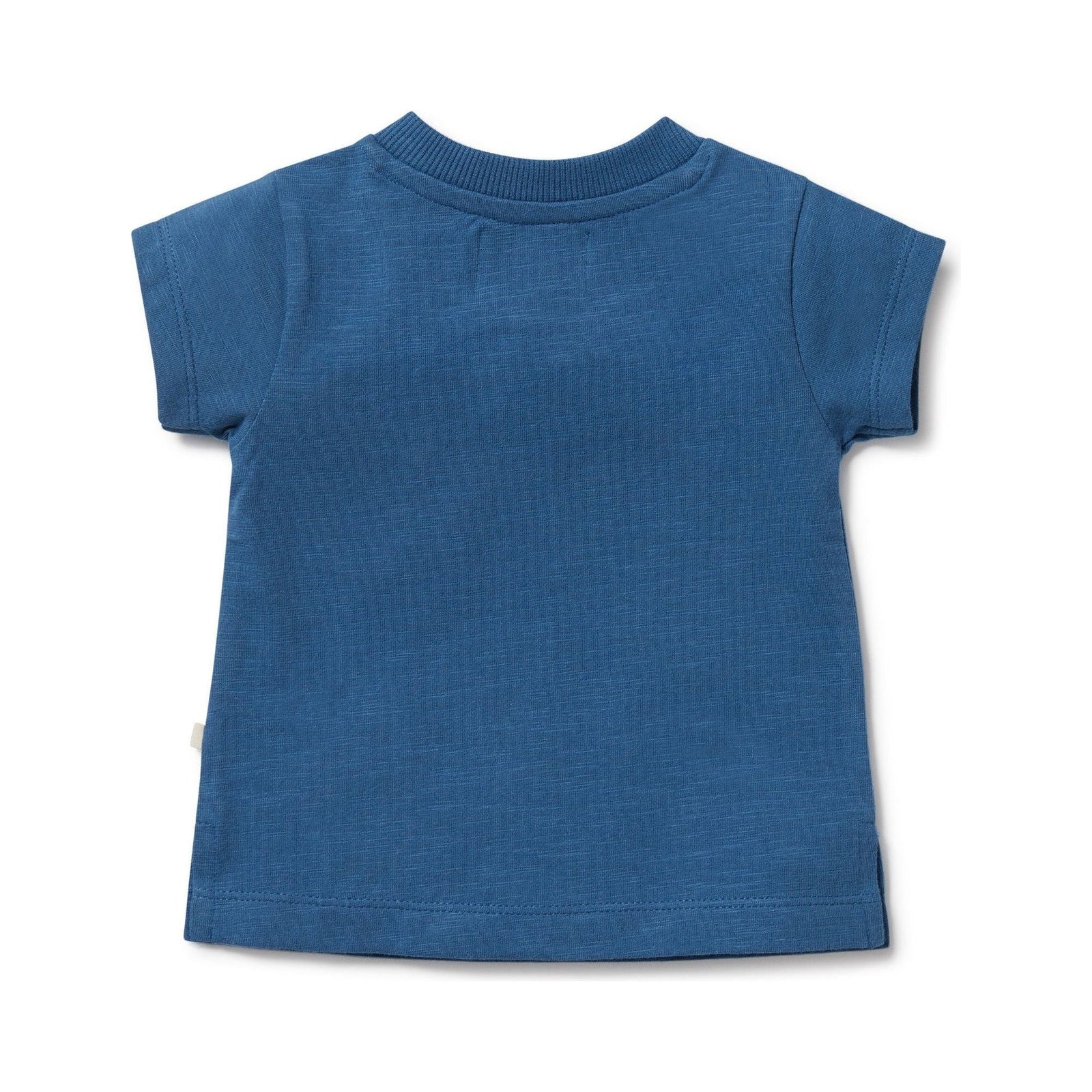 Dark Blue Organic Pocket Tee