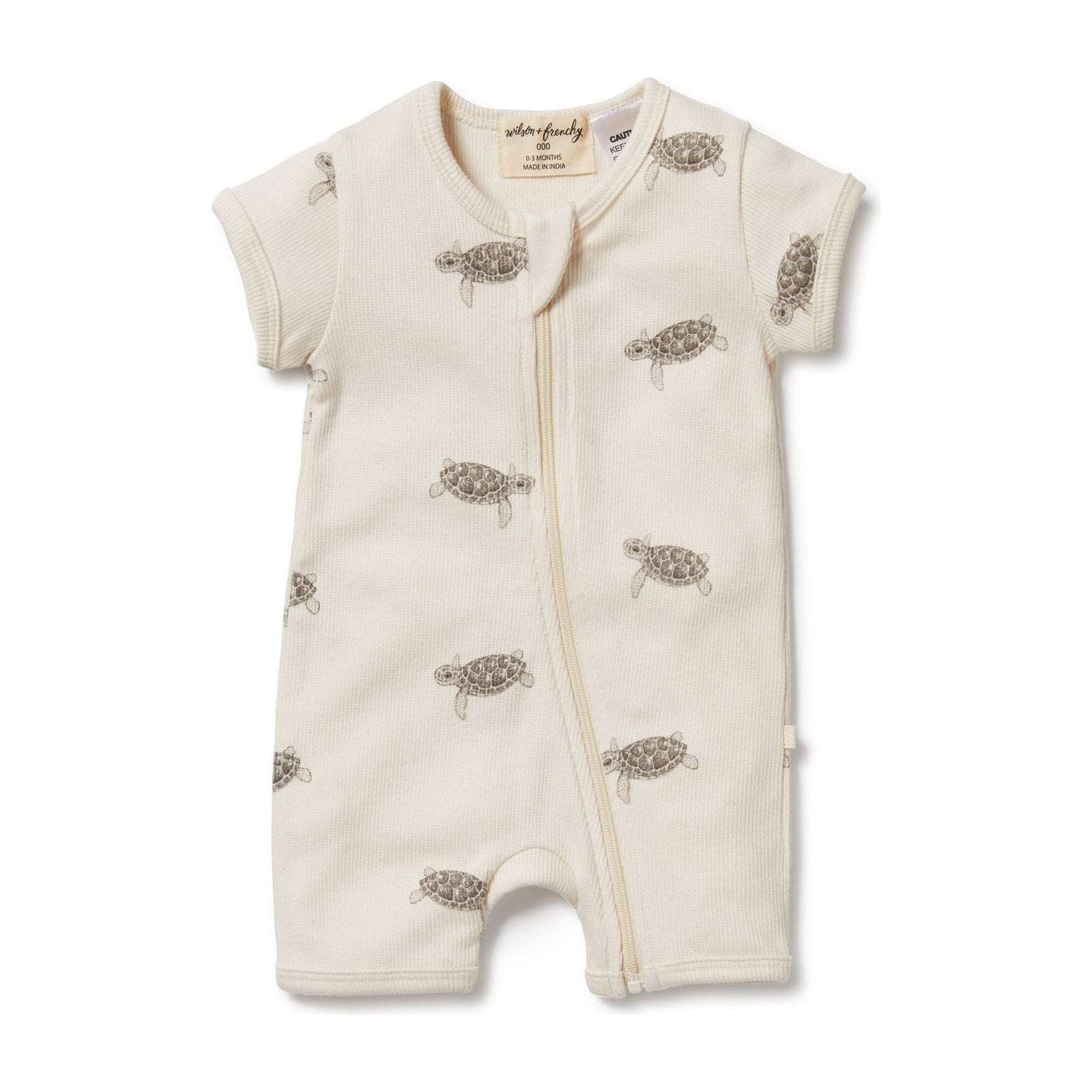 Tiny Turtle Organic Boyleg Zipsuit