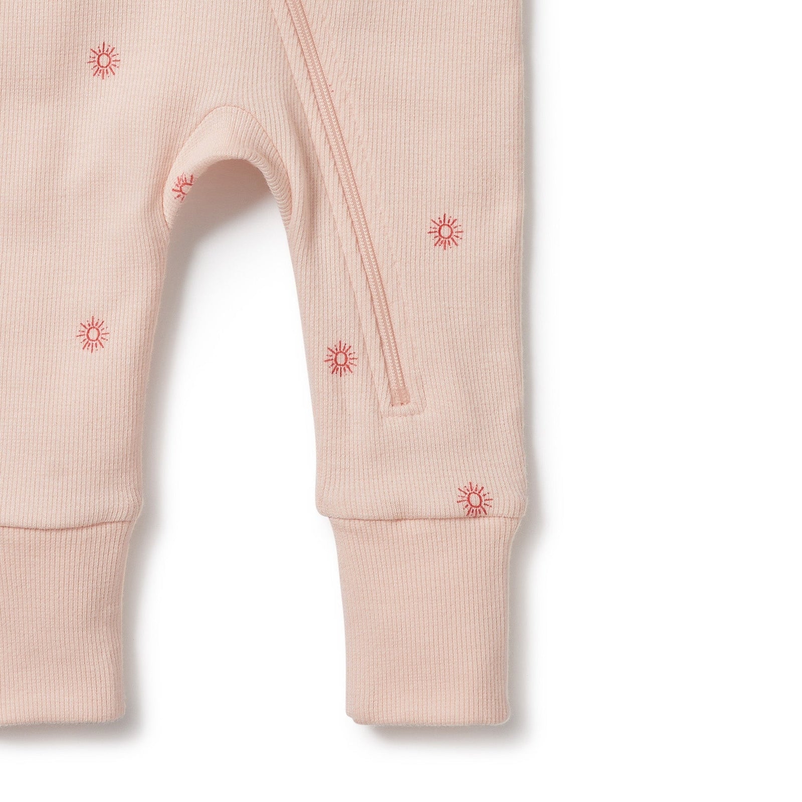 Petit Soleil Organic Zipsuit with Feet