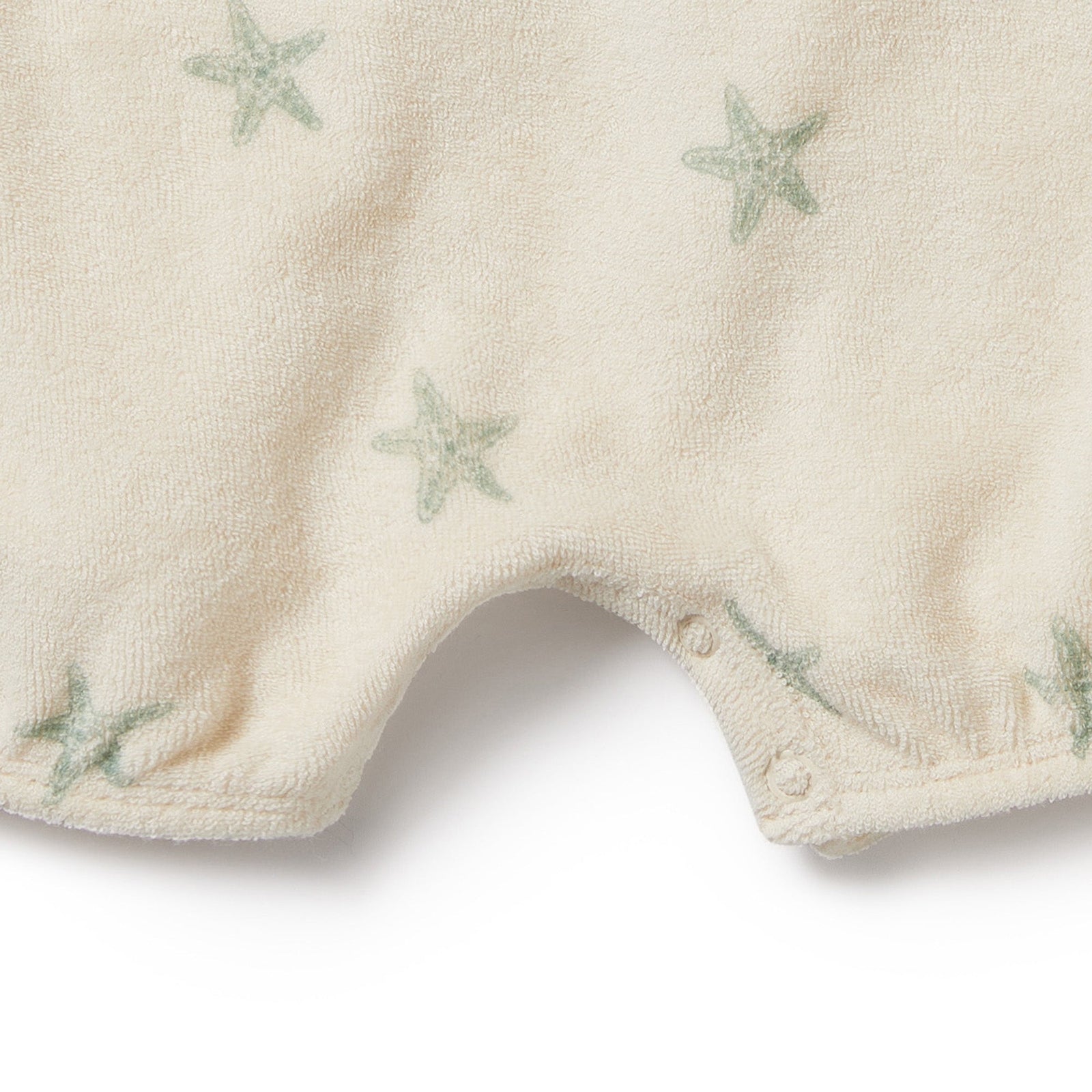 Tiny Starfish Organic Terry Tie Playsuit