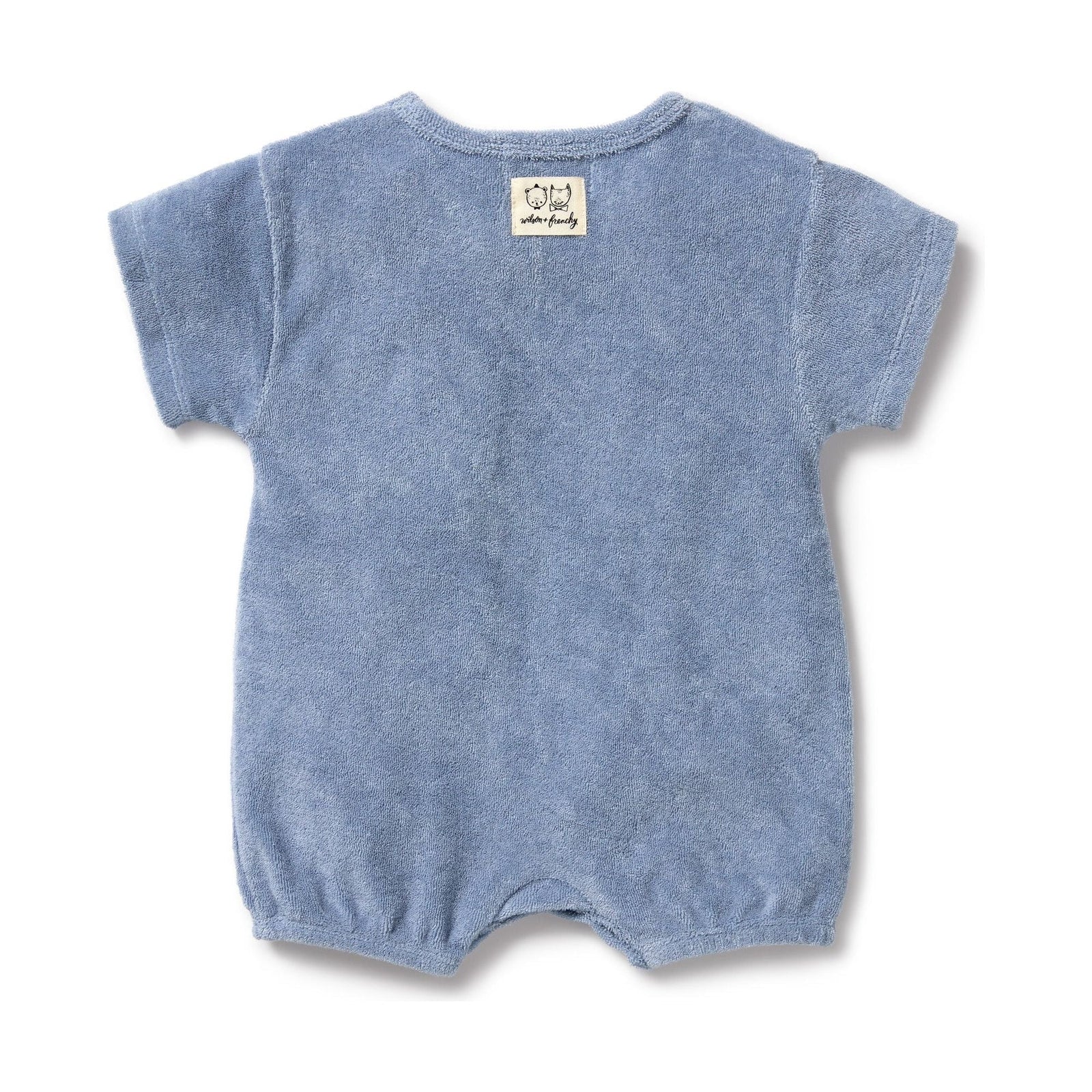 Dusty Blue Organic Terry Growsuit