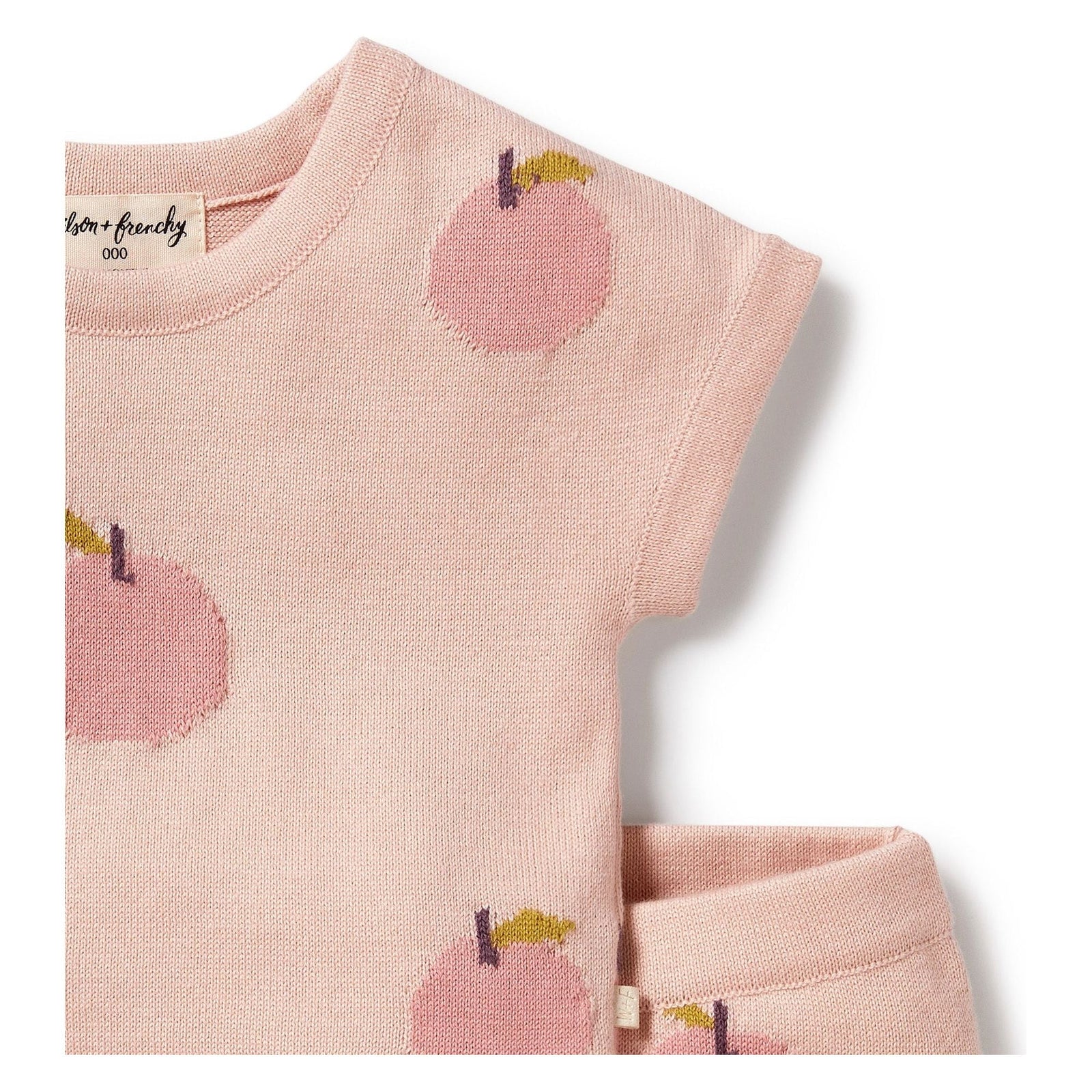 Just Peachy Organic Knitted Set
