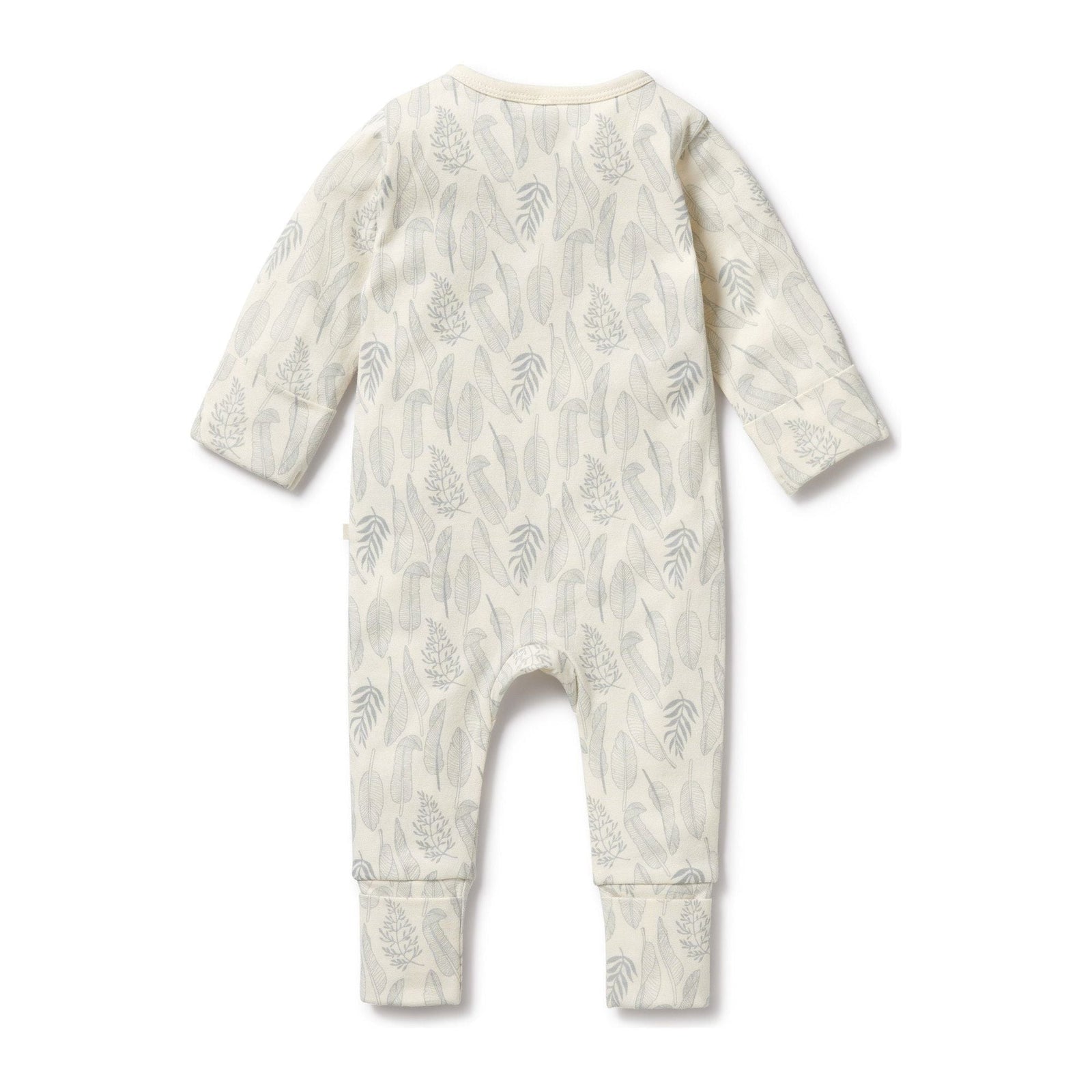 New Leaf Organic Zipsuit with Feet