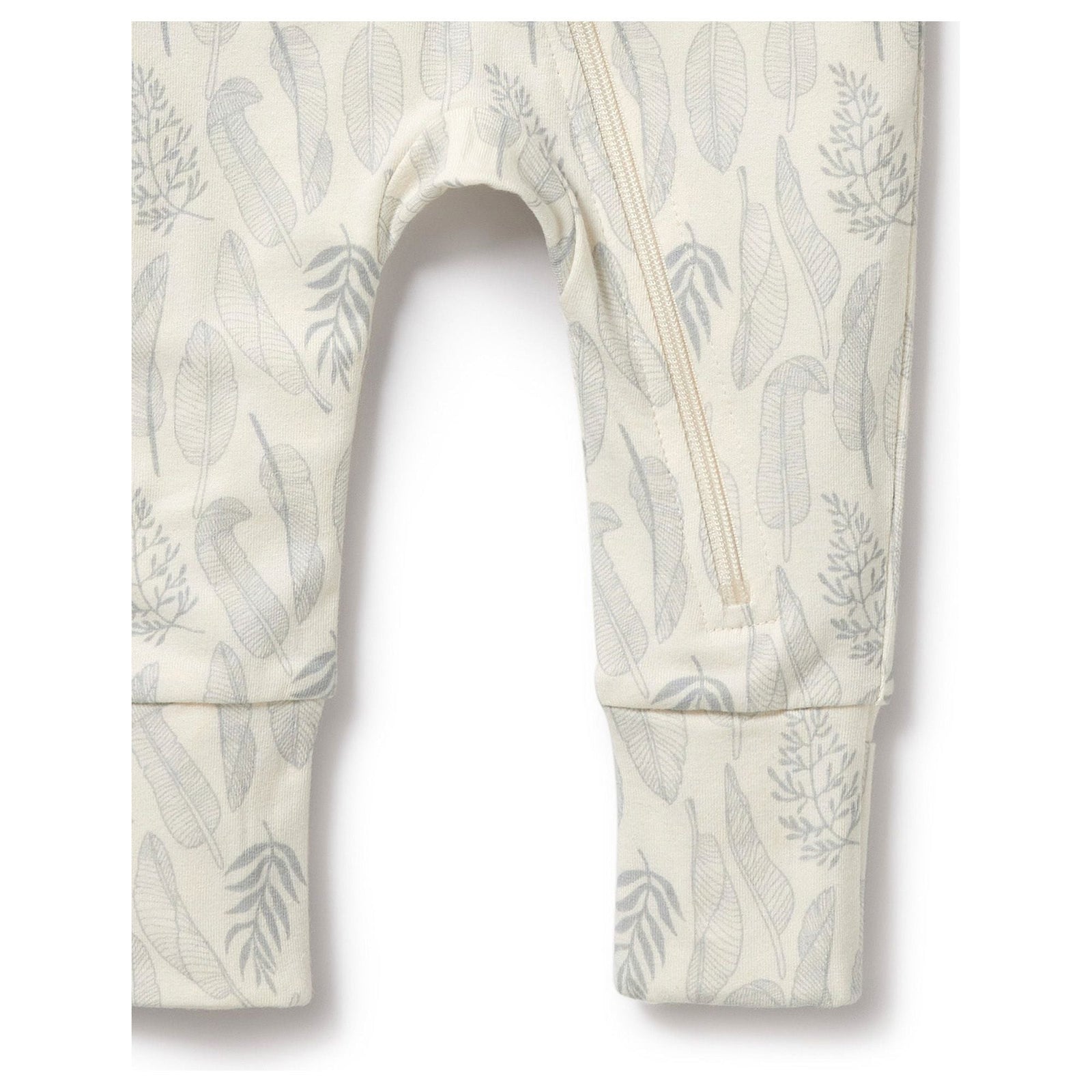 New Leaf Organic Zipsuit with Feet