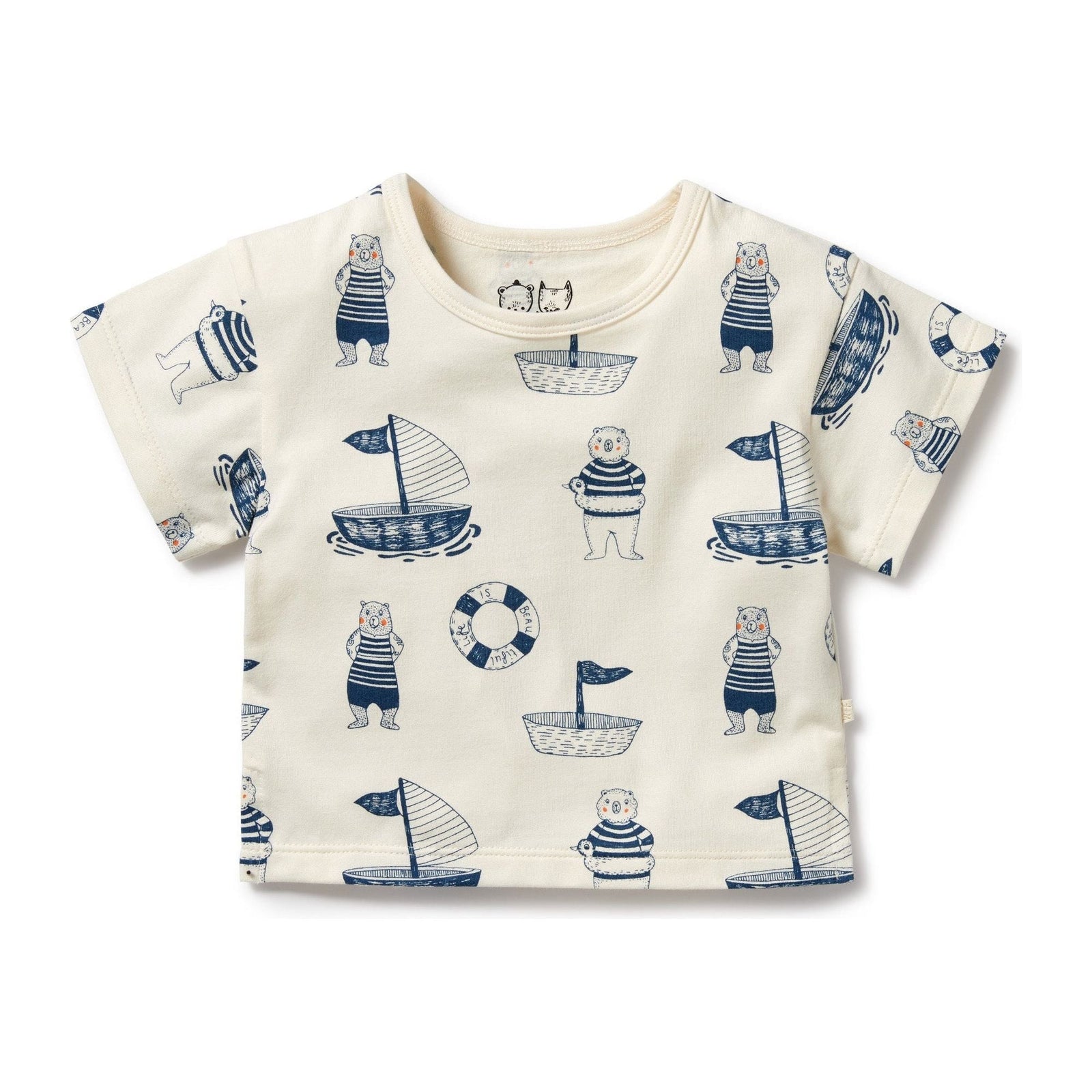 Nautical Bear Organic Tee