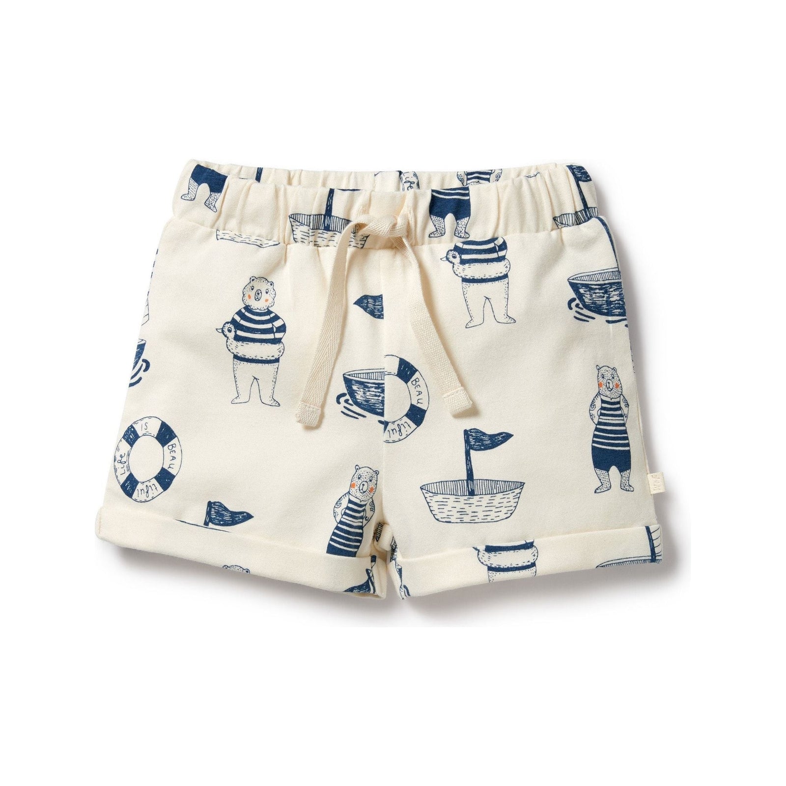 Nautical Bear Organic Short