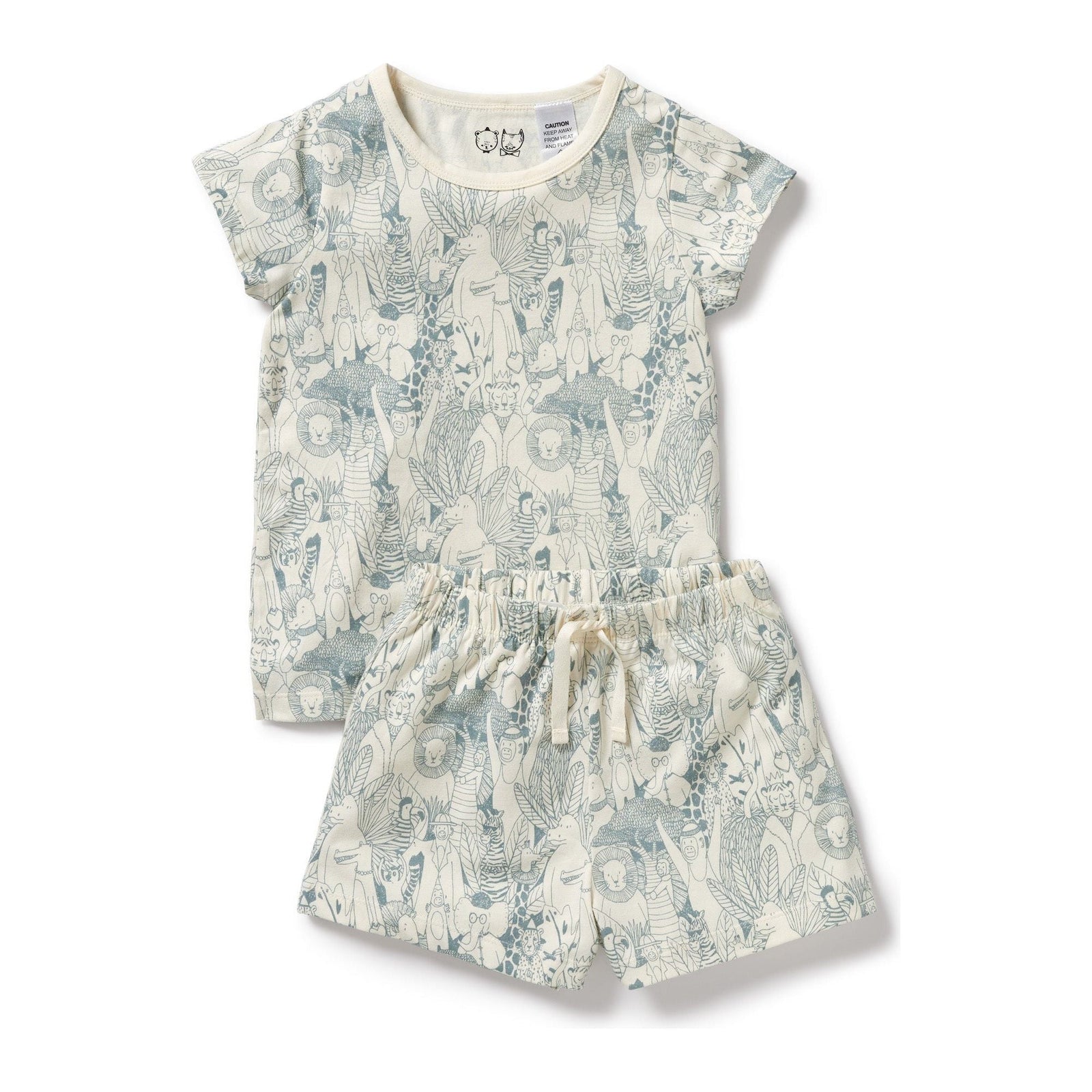 Hello Friends Organic Short Sleeved Pyjamas