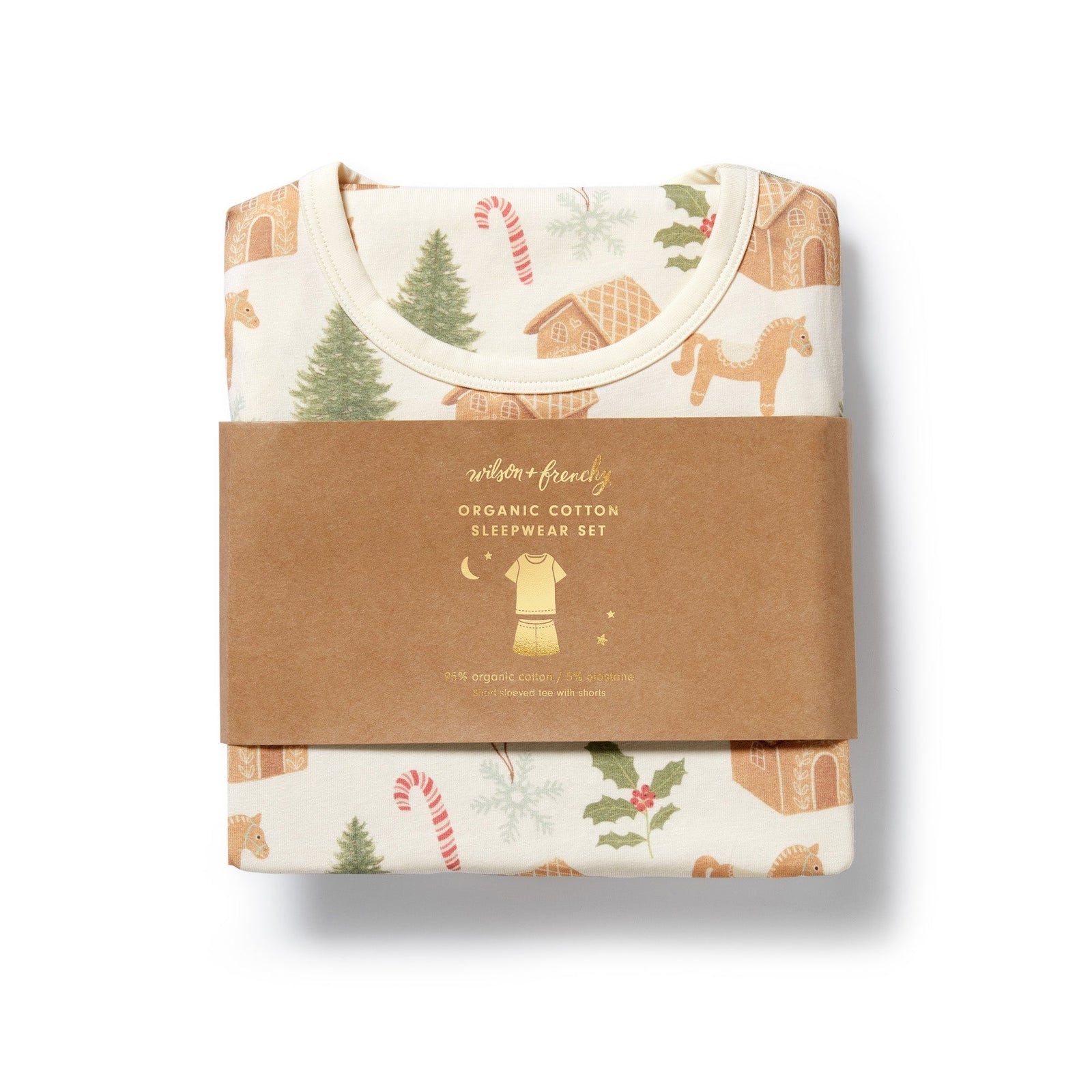 Holly Jolly Magic Organic Short Sleeved Pyjamas