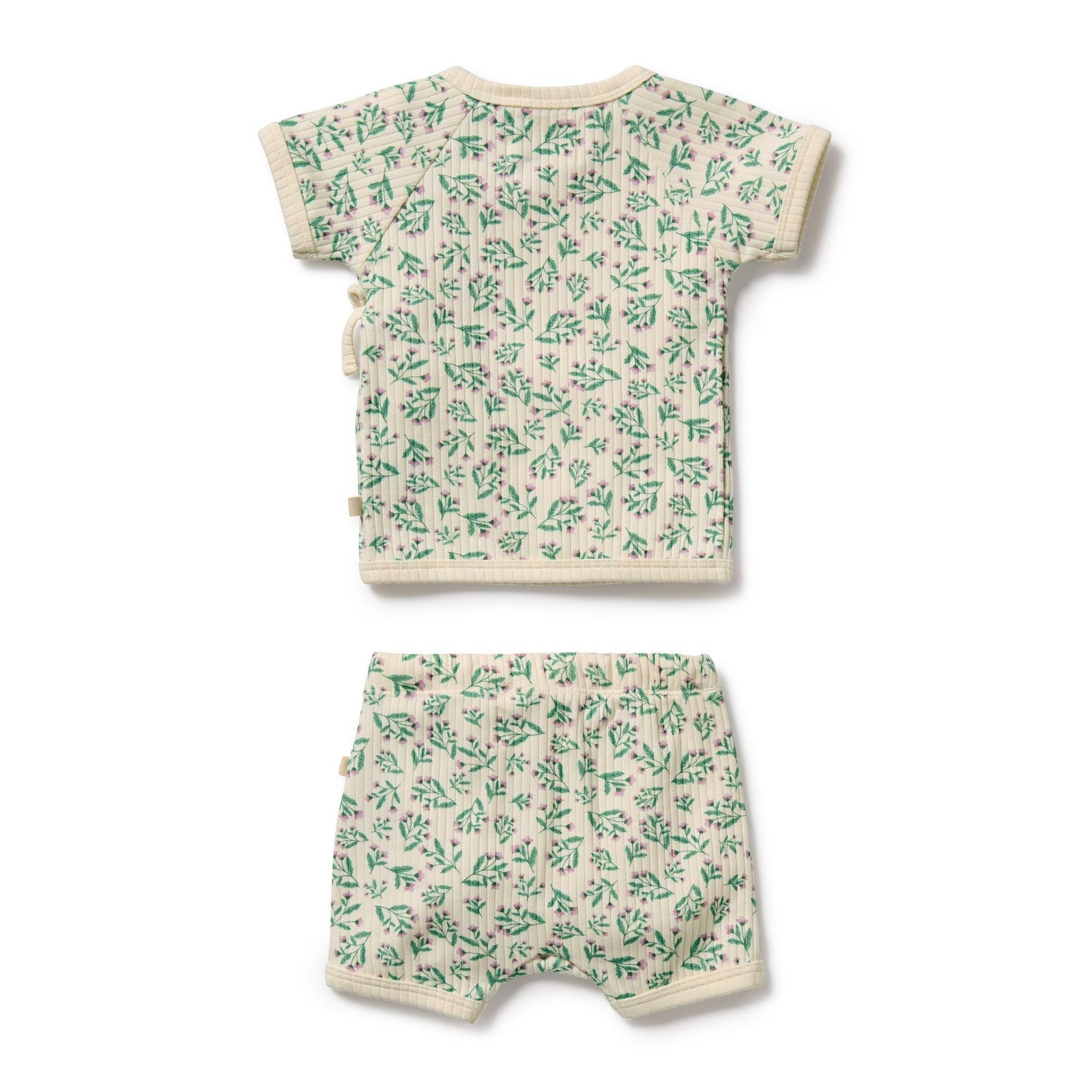 Periwinkle Organic Kimono Set