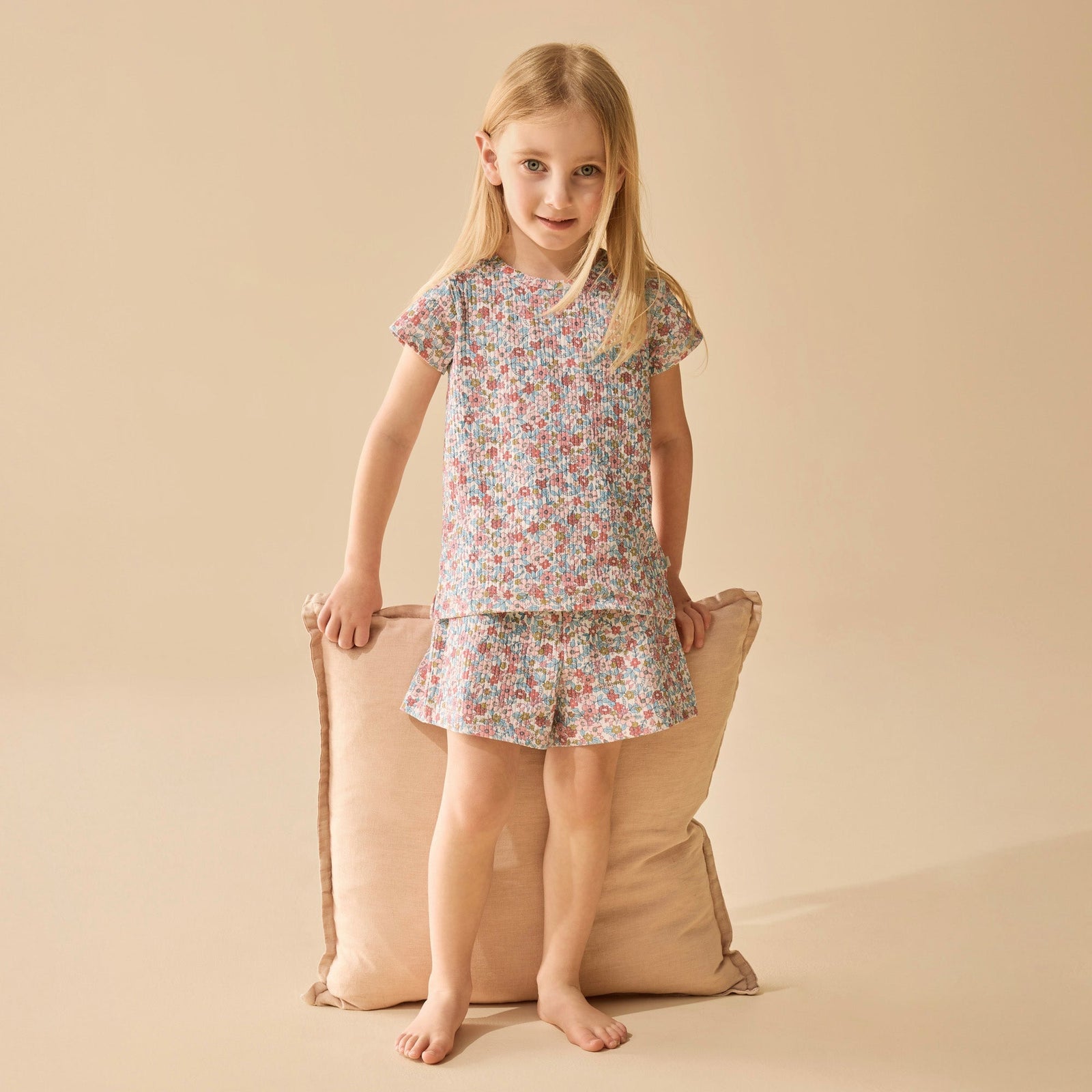 Summer Bloom Organic Short Sleeved Pyjamas