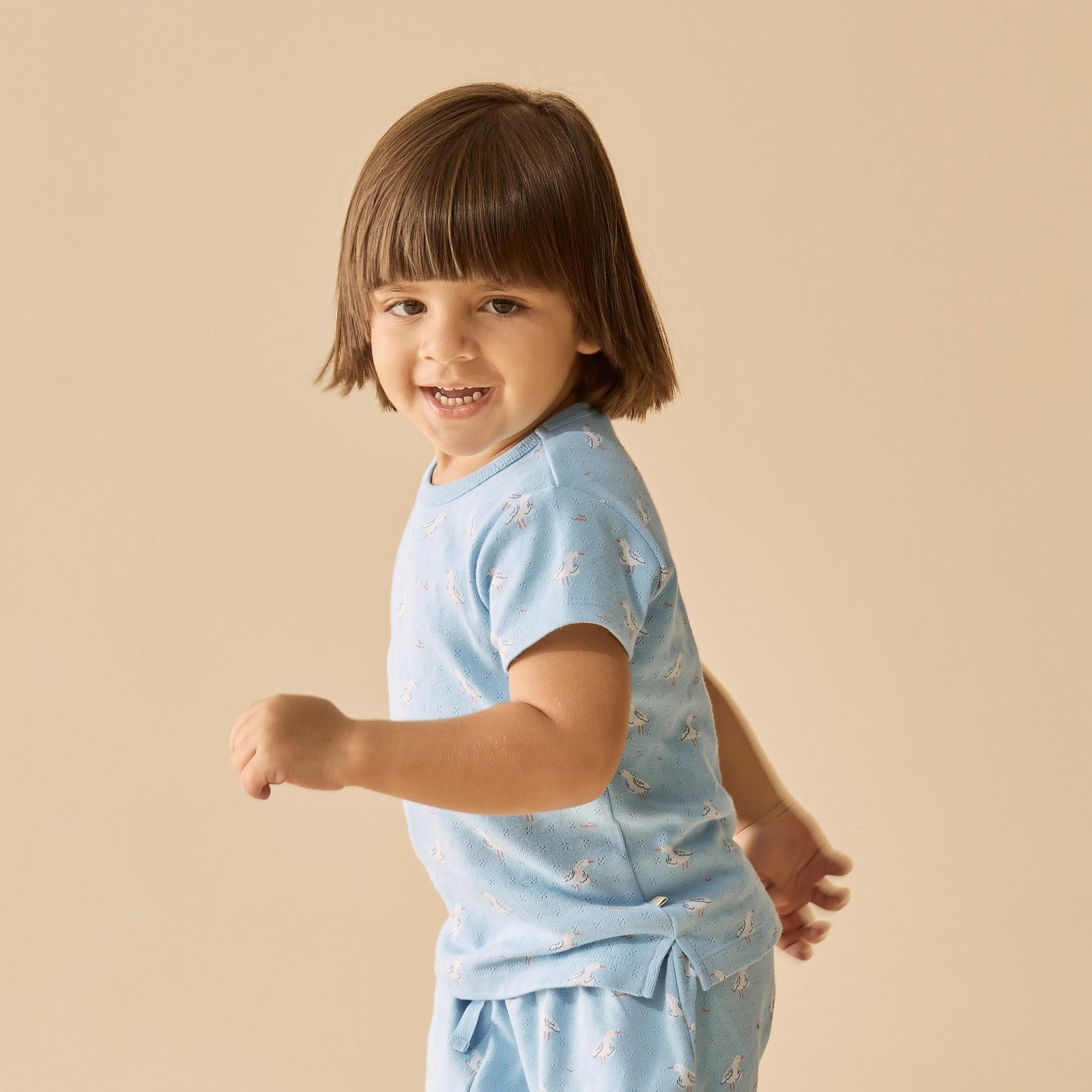 Sunny Seagulls Organic Pointelle Pyjamas