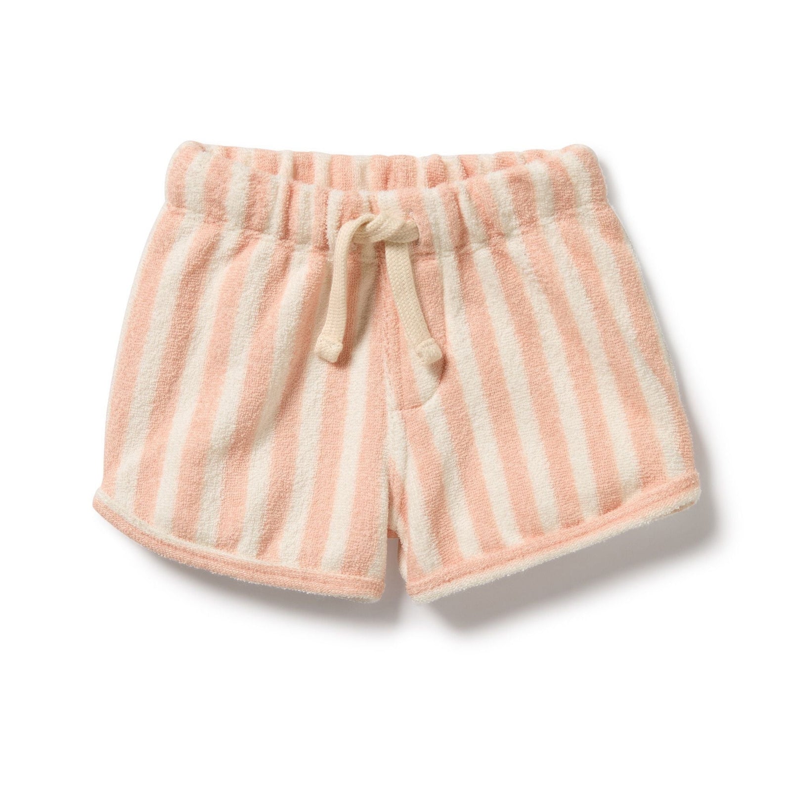 Strawberry Wave Organic Terry Tie Short