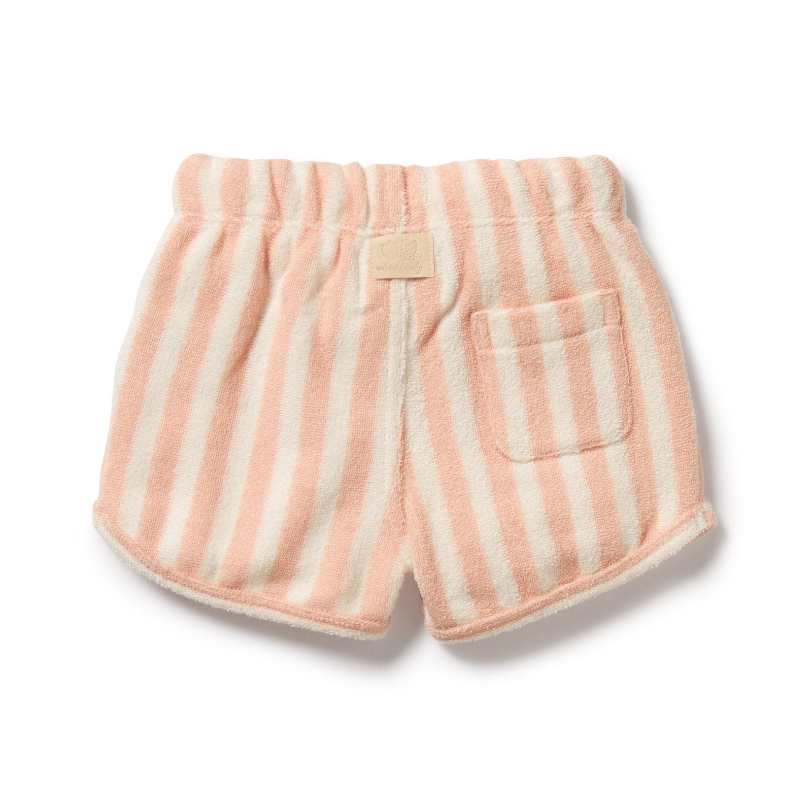 Strawberry Wave Organic Terry Tie Short