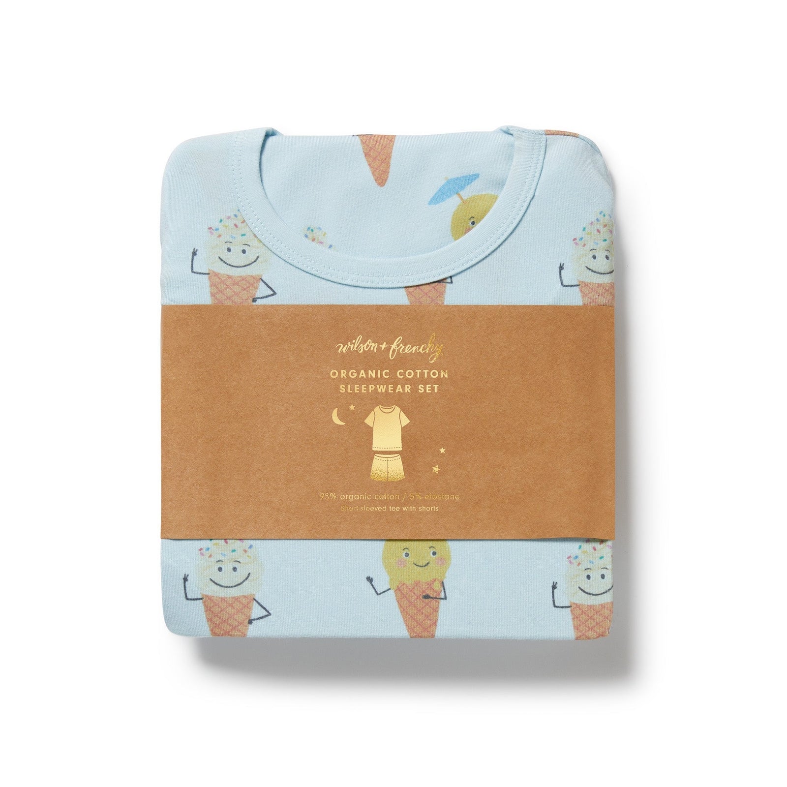 Frosty Friends Organic Short Sleeved Pyjamas