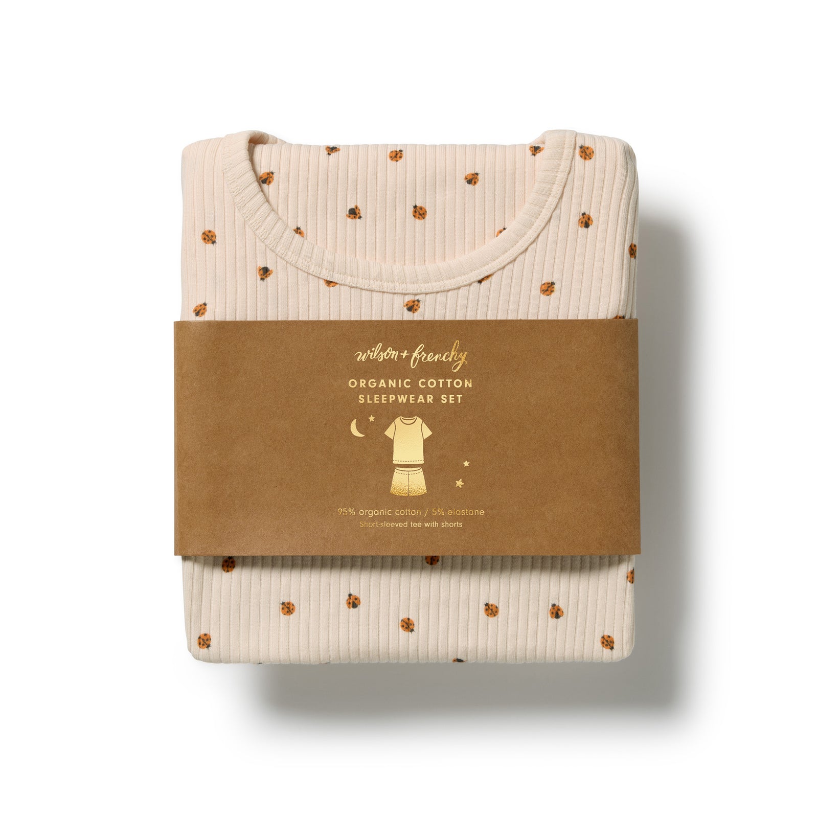 Little Lady Bugs Organic Short Sleeved Pyjamas