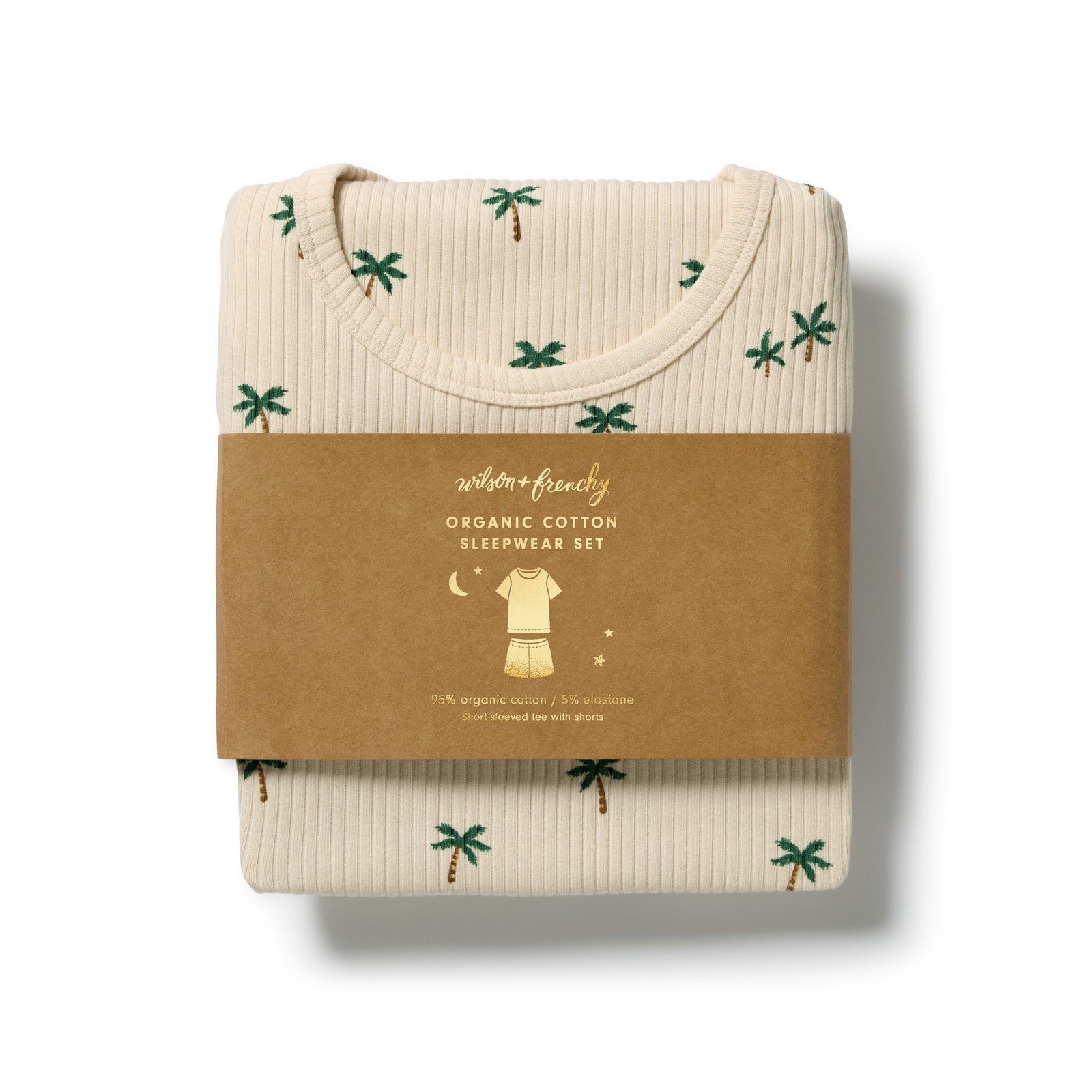 Tiny Palm Organic Short Sleeved Pyjamas