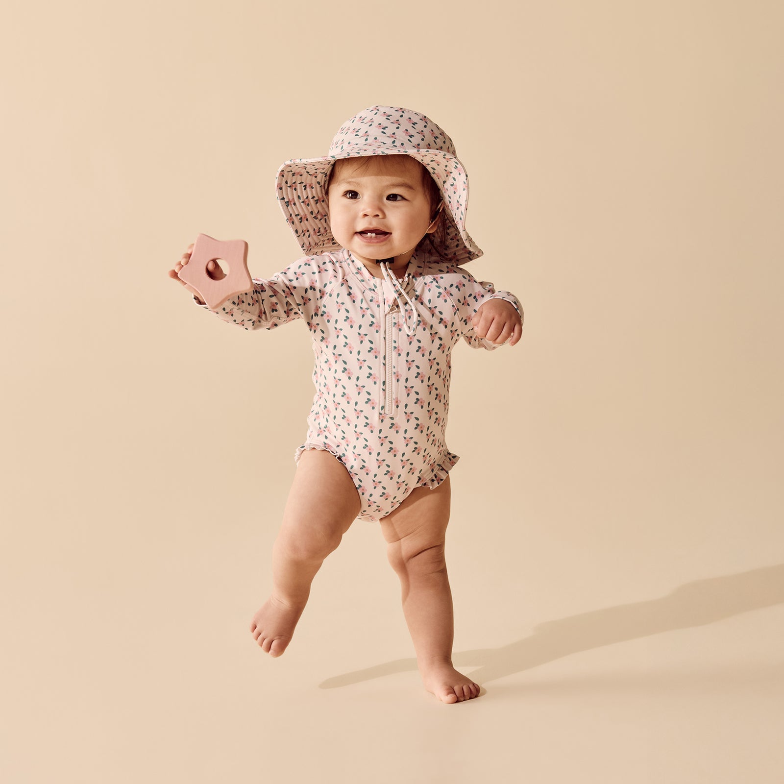 Little Blossom long sleeve Swimsuit