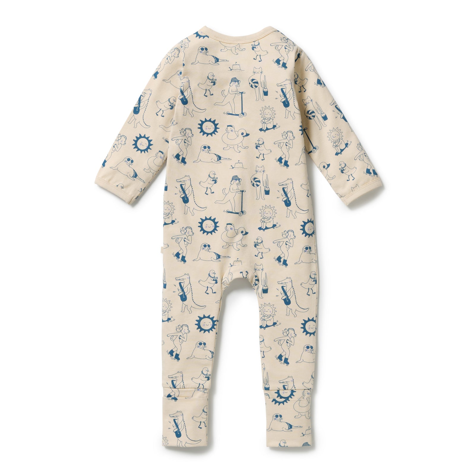 Tout est Magique Organic Zipsuit with Feet