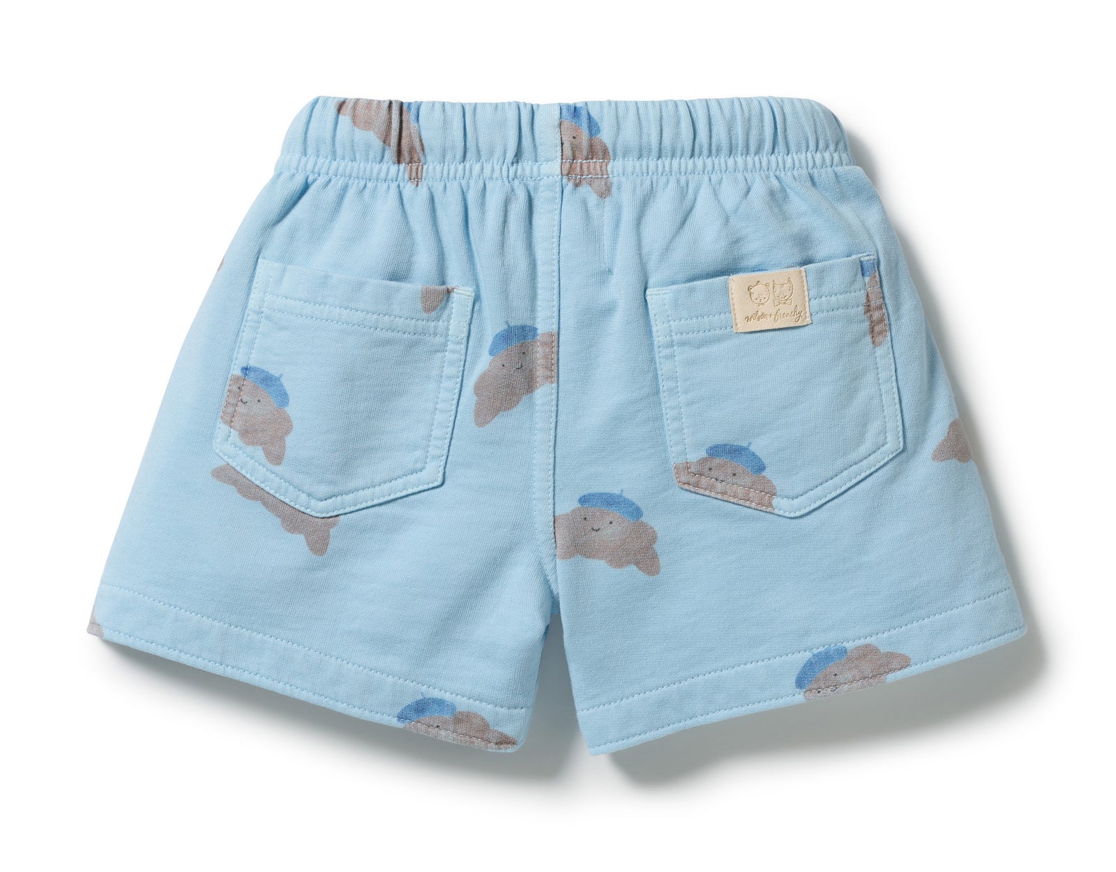 Little Croissant Organic Garment Dyed Sweat Long Short