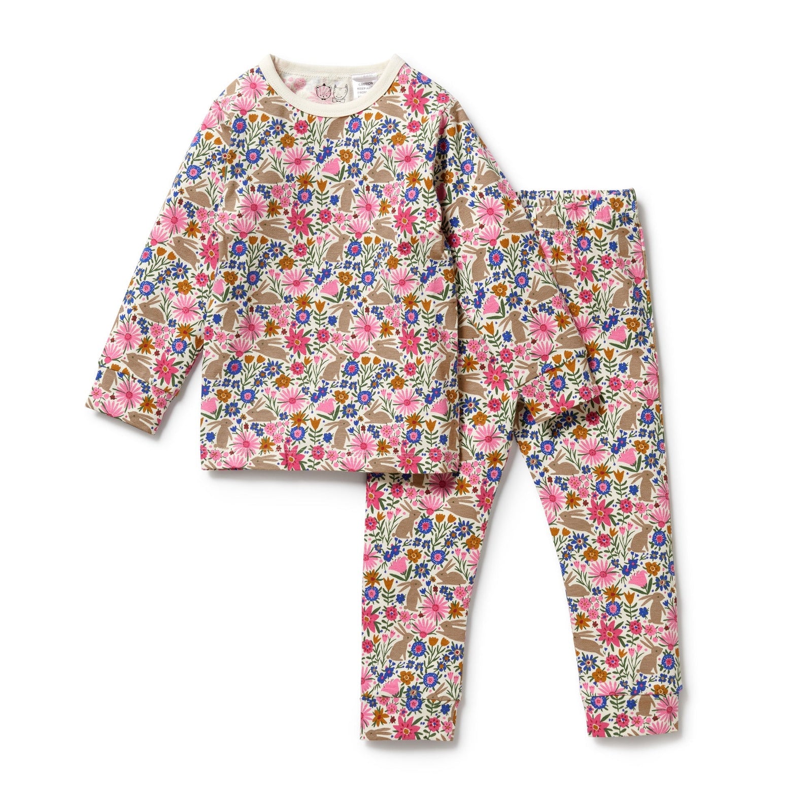 Bunny Hop Organic long sleevedd Pyjamas