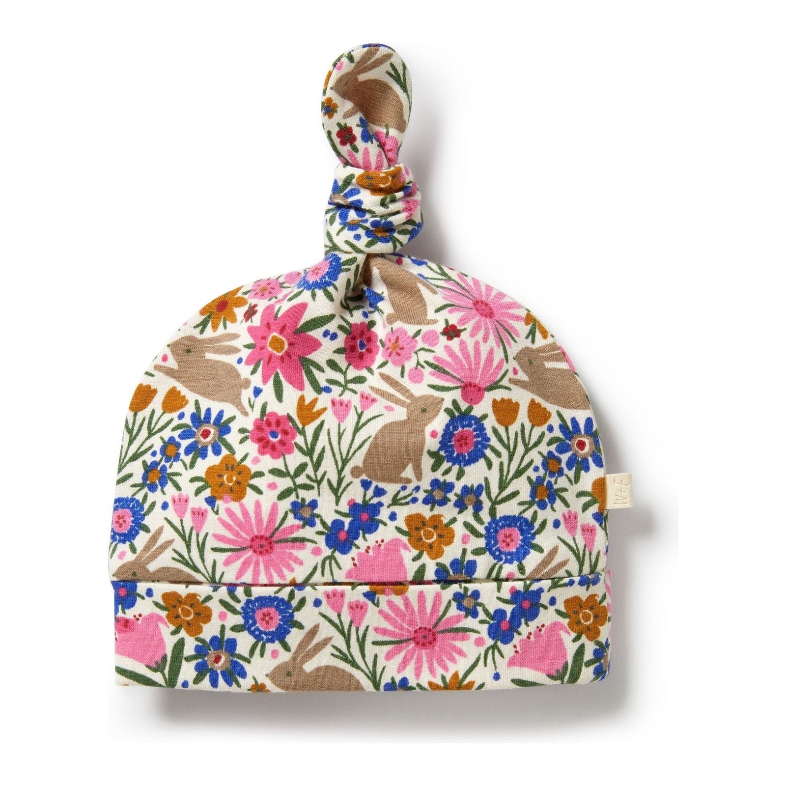 Bunny Hop Organic Knot Hat