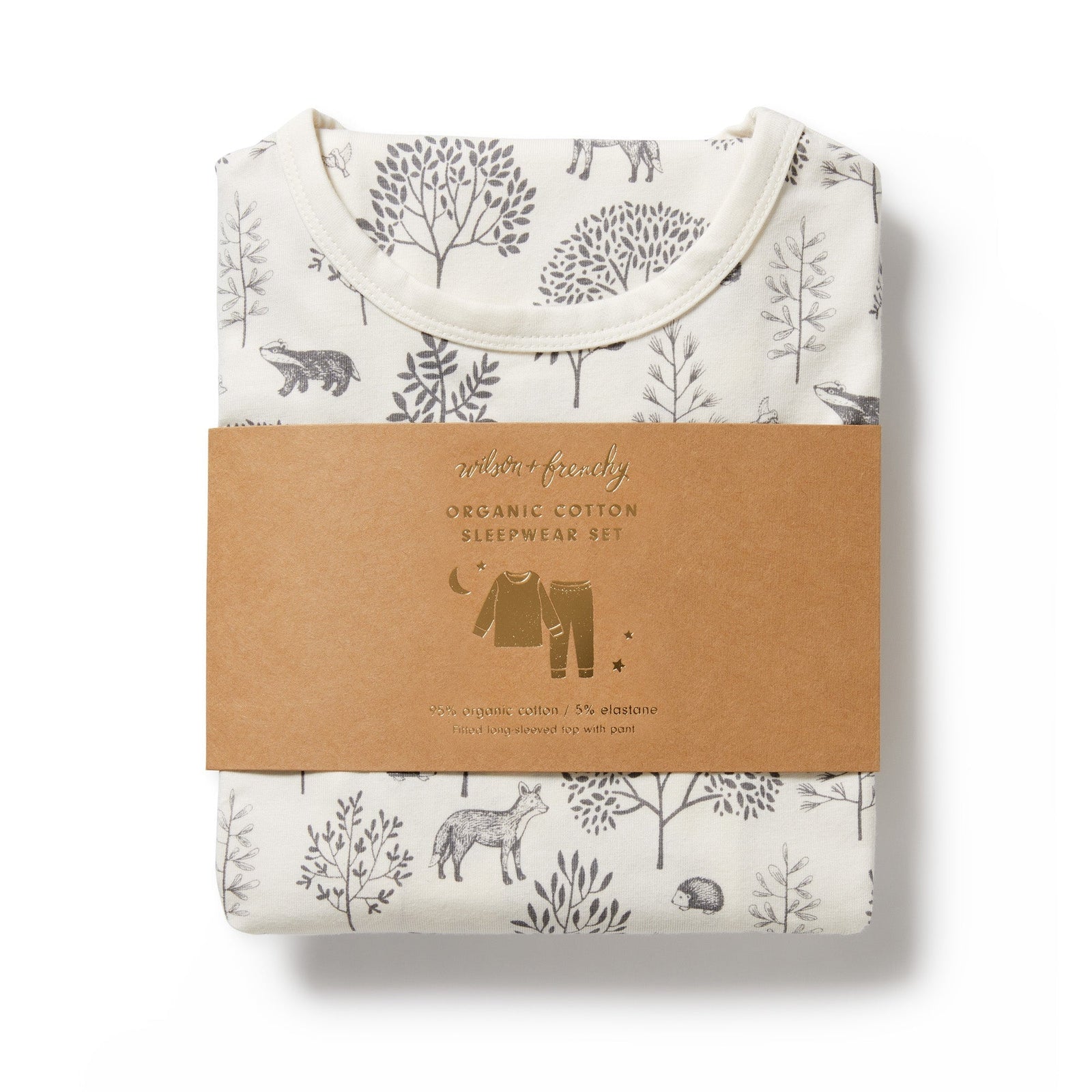 Woodland Organic Long Sleevedd Pyjamas