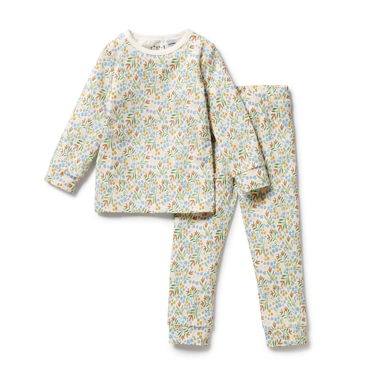 Tinker Floral Organic Long Sleevedd Pyjamas