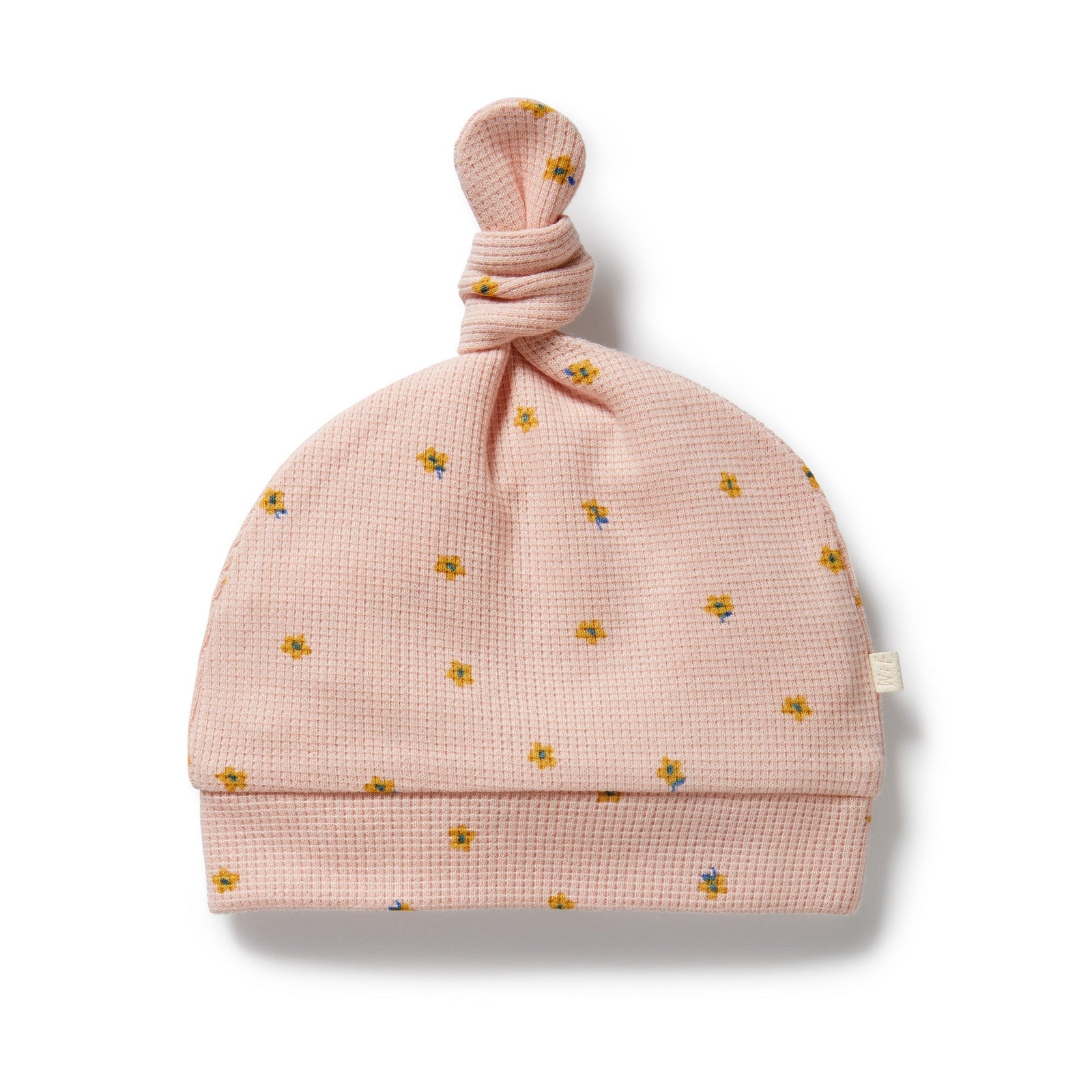 Little Fleur Organic Waffle Knot Hat