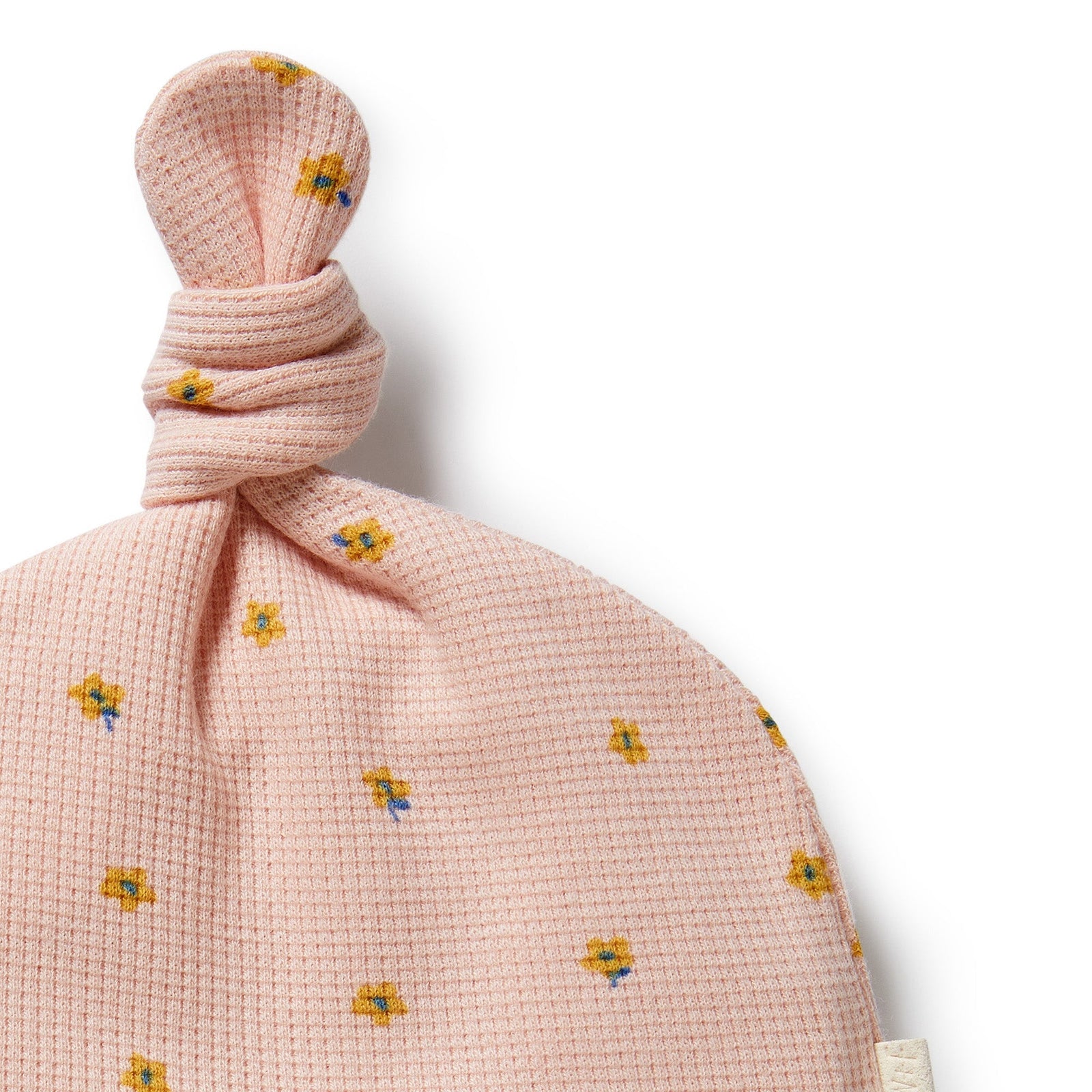 Little Fleur Organic Waffle Knot Hat