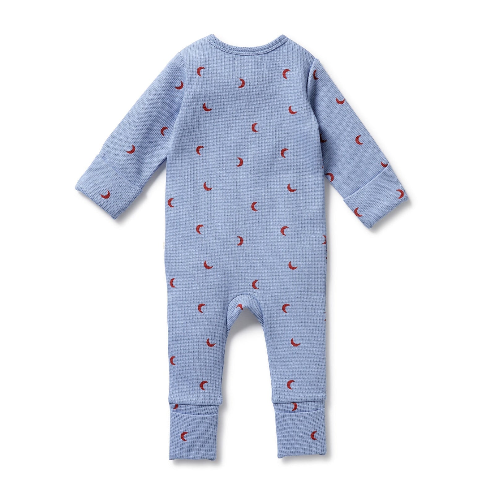 Hey Moon Organic Waffle Zipsuit