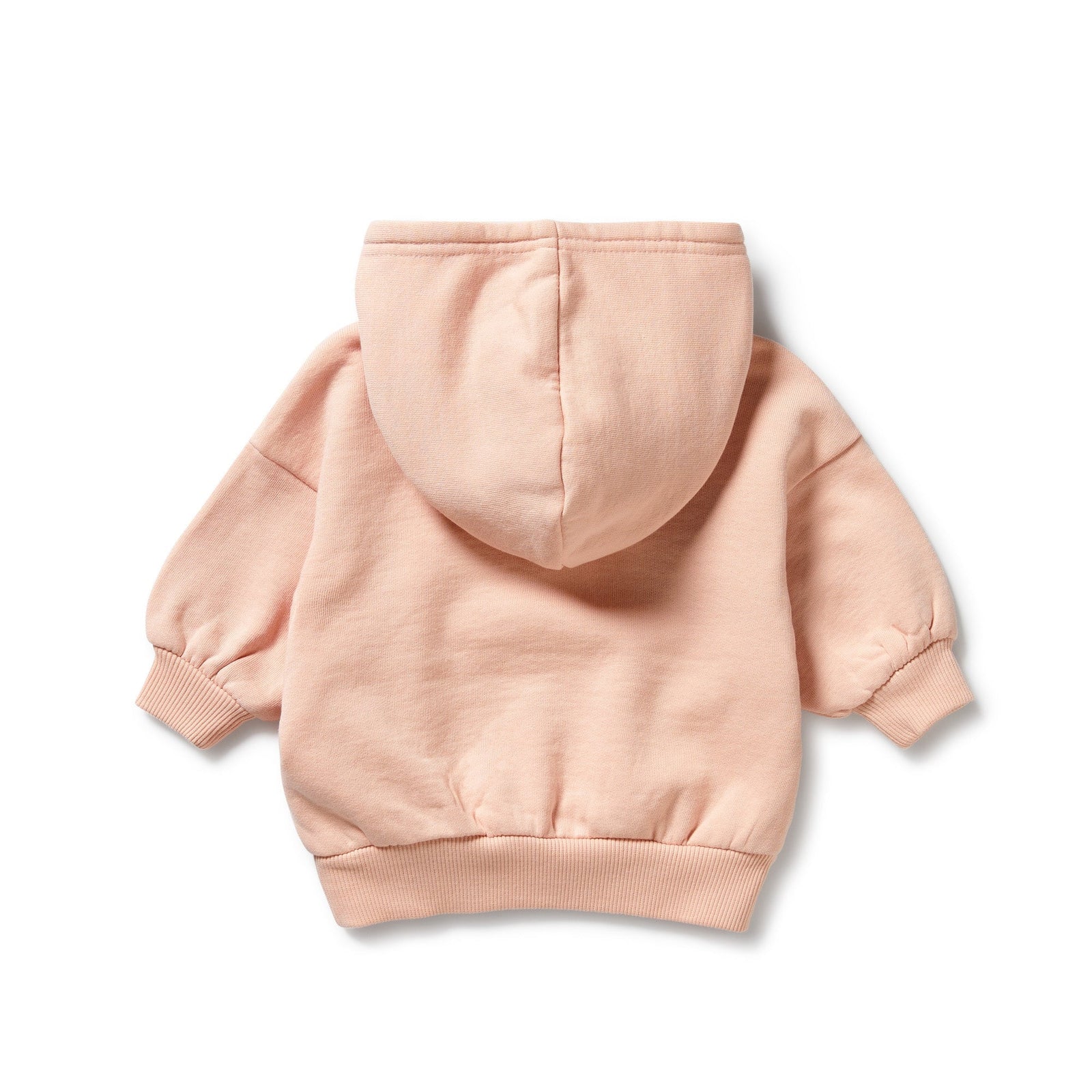 Blush Pink Organic Terry Hooded Sweat