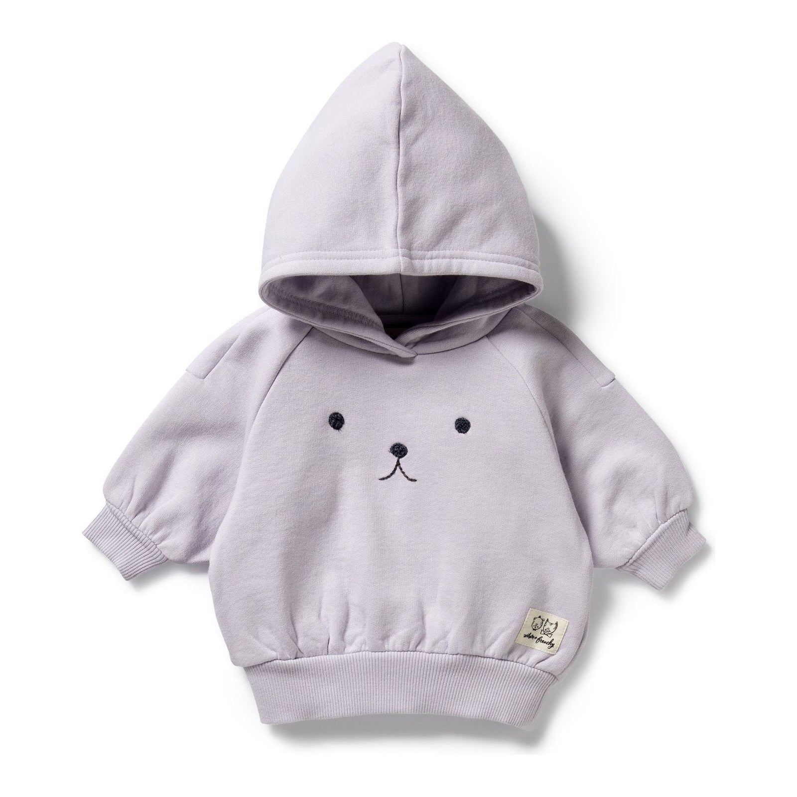 Lavender Organic Terry Hooded Sweat