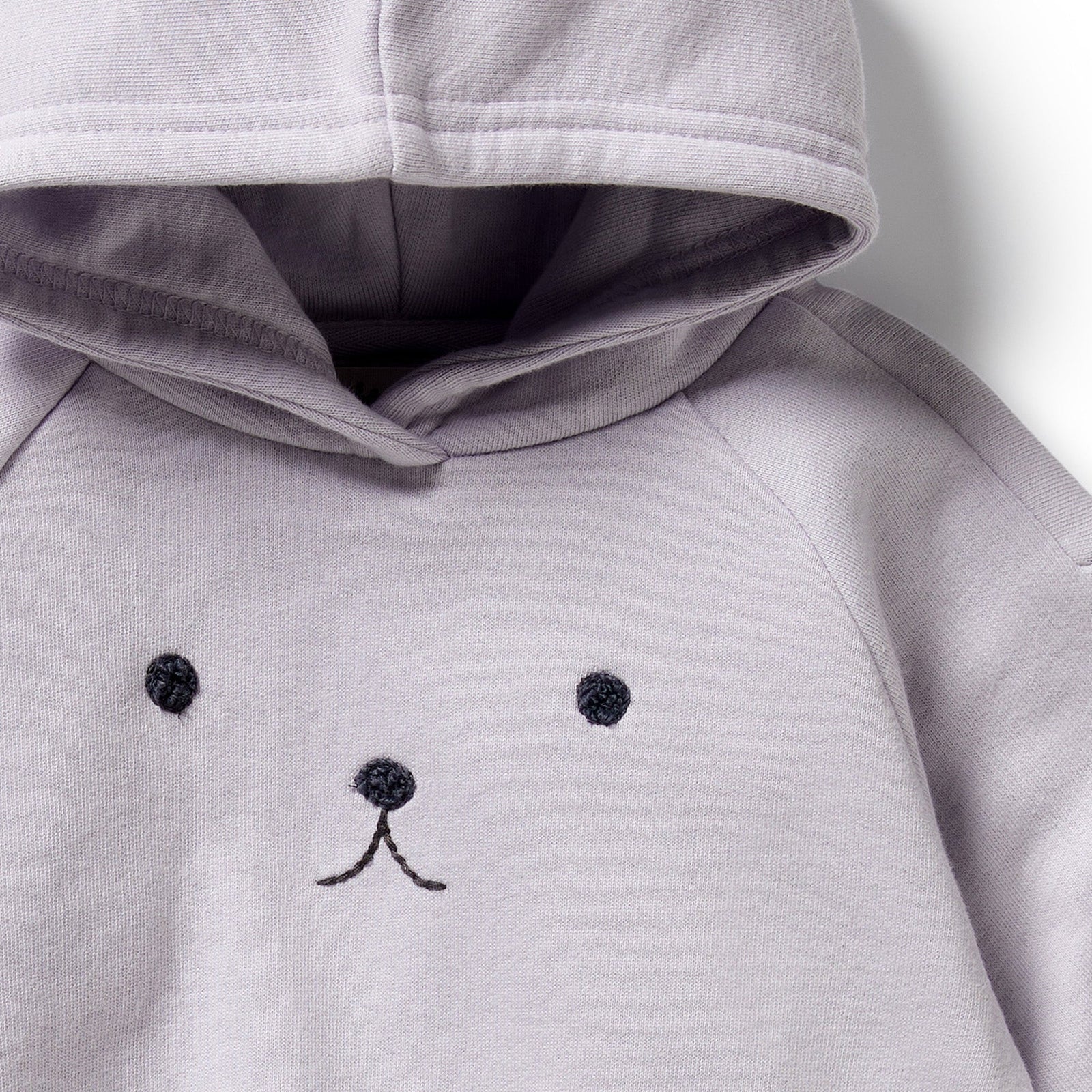 Lavender Organic Terry Hooded Sweat